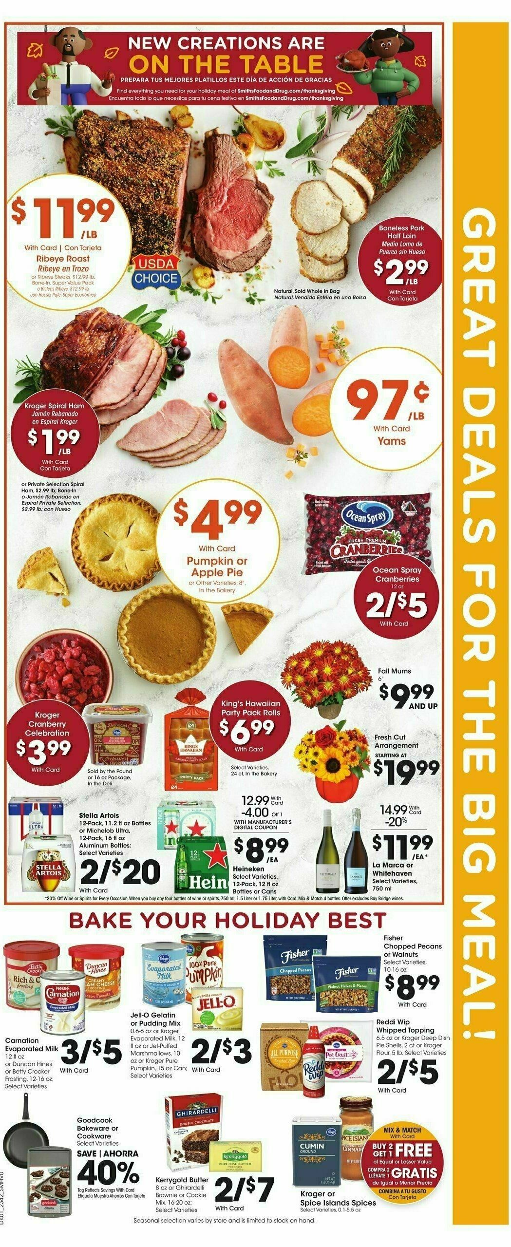 Smith's Weekly Ad from November 15