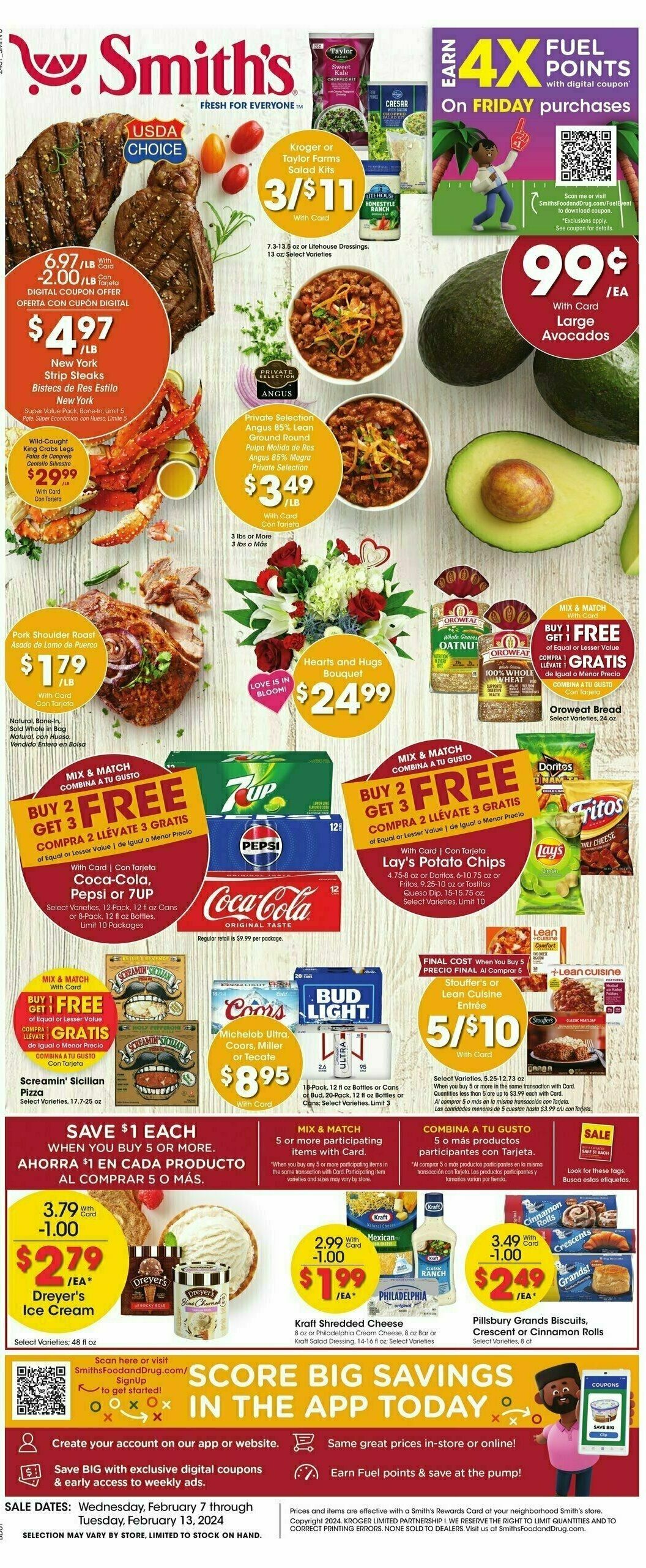 Smith's Weekly Ad from February 7
