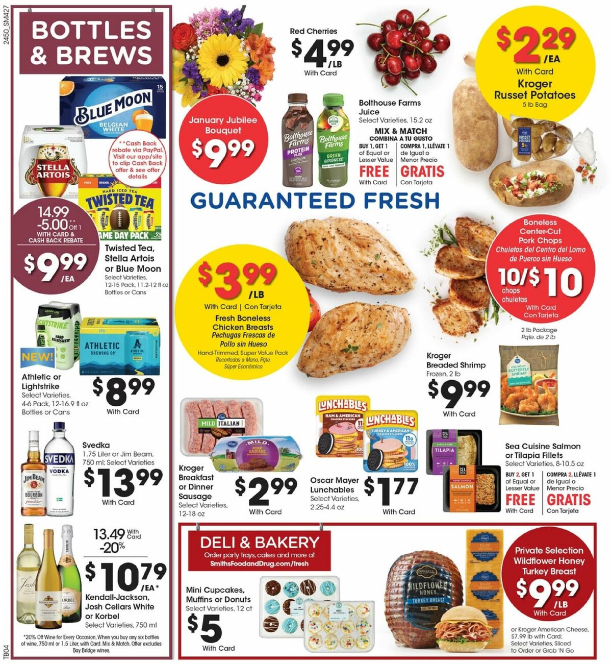 Smith's Weekly Ad from January 15