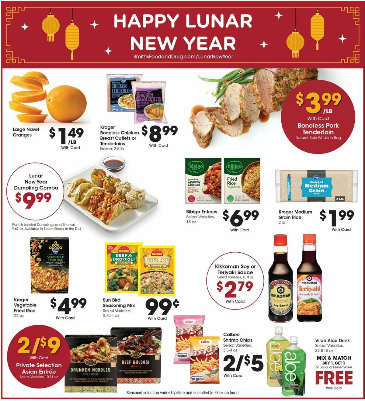 Smith's Weekly Ad from January 15