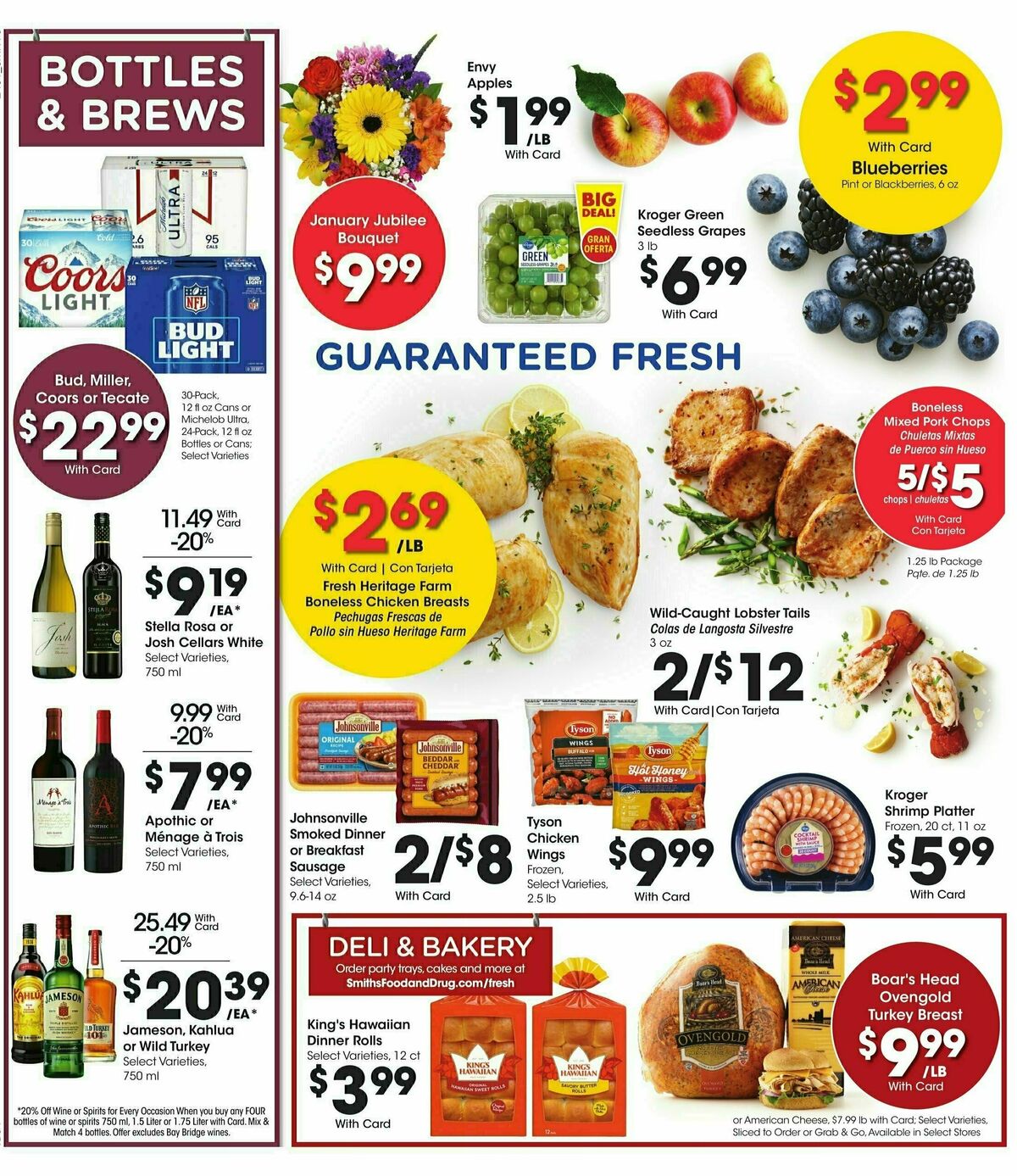 Smith's Weekly Ad from January 22