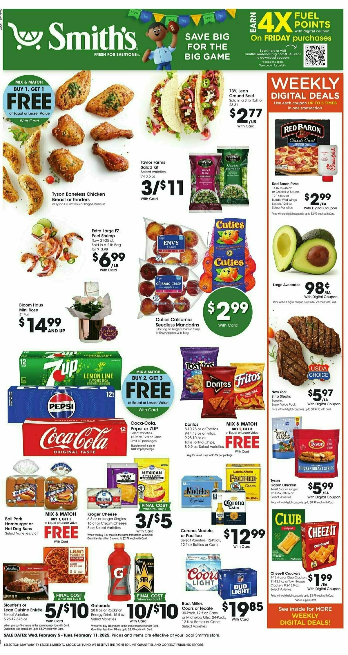 Smith's Weekly Ad from February 5