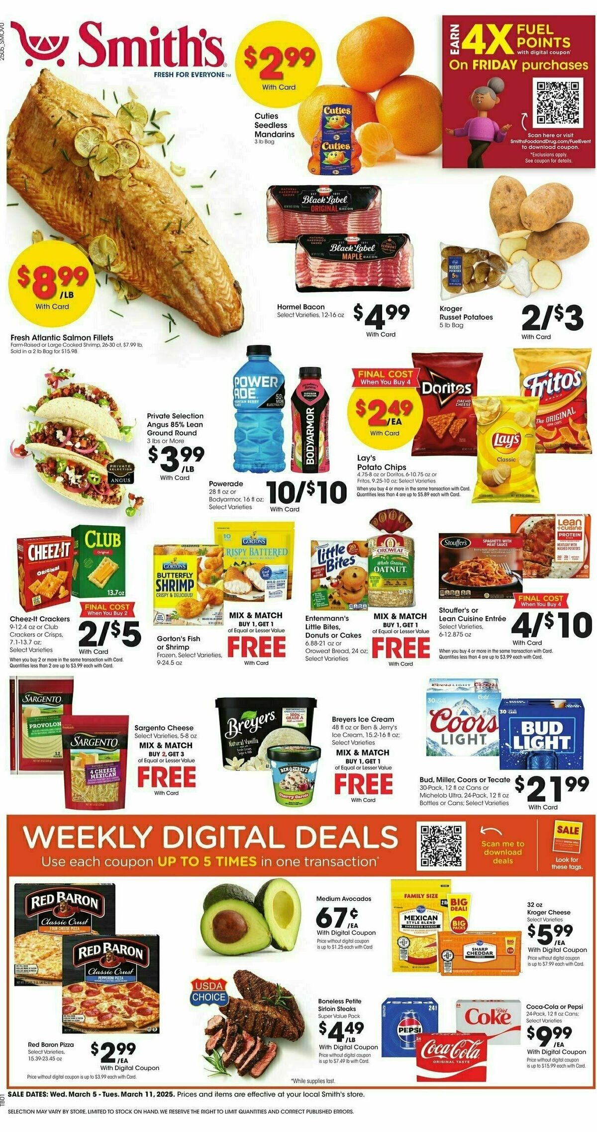 Smith's Weekly Ad from March 5