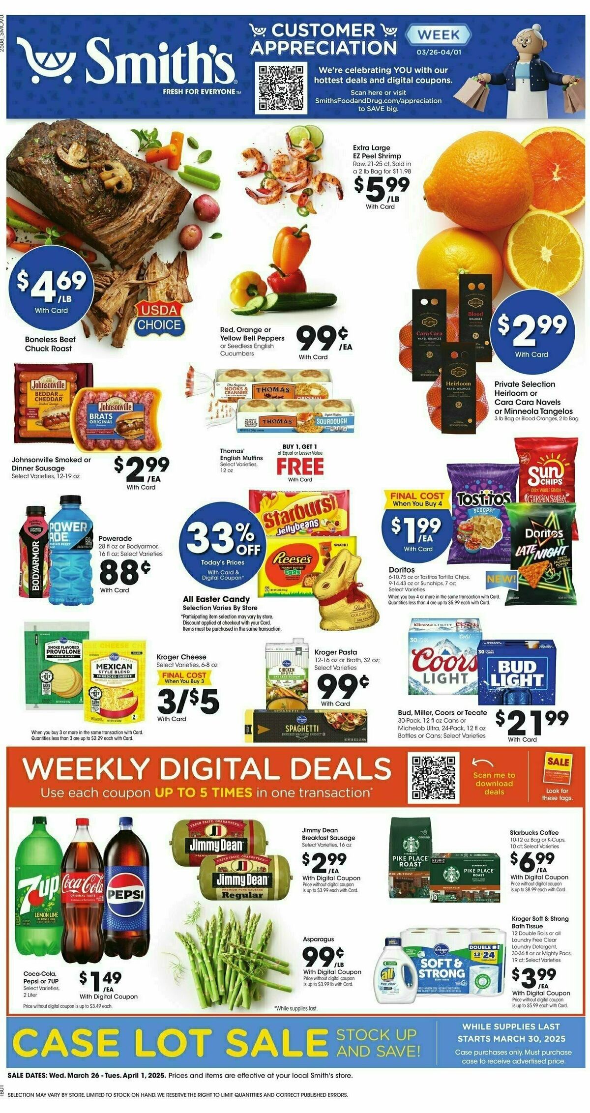 Smith's Weekly Ad from March 26