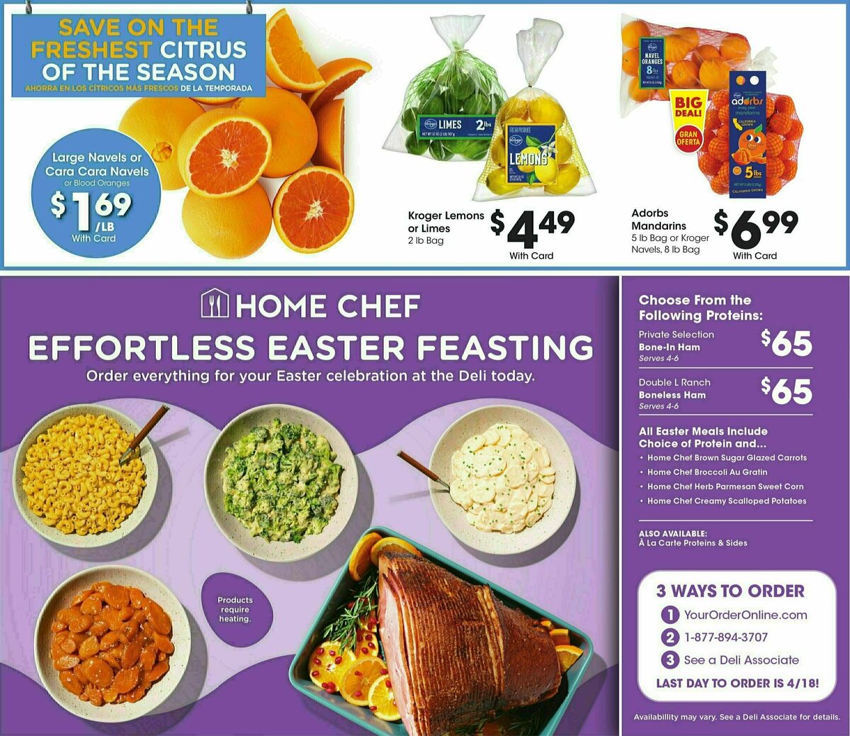 Smith's Weekly Ad from April 9