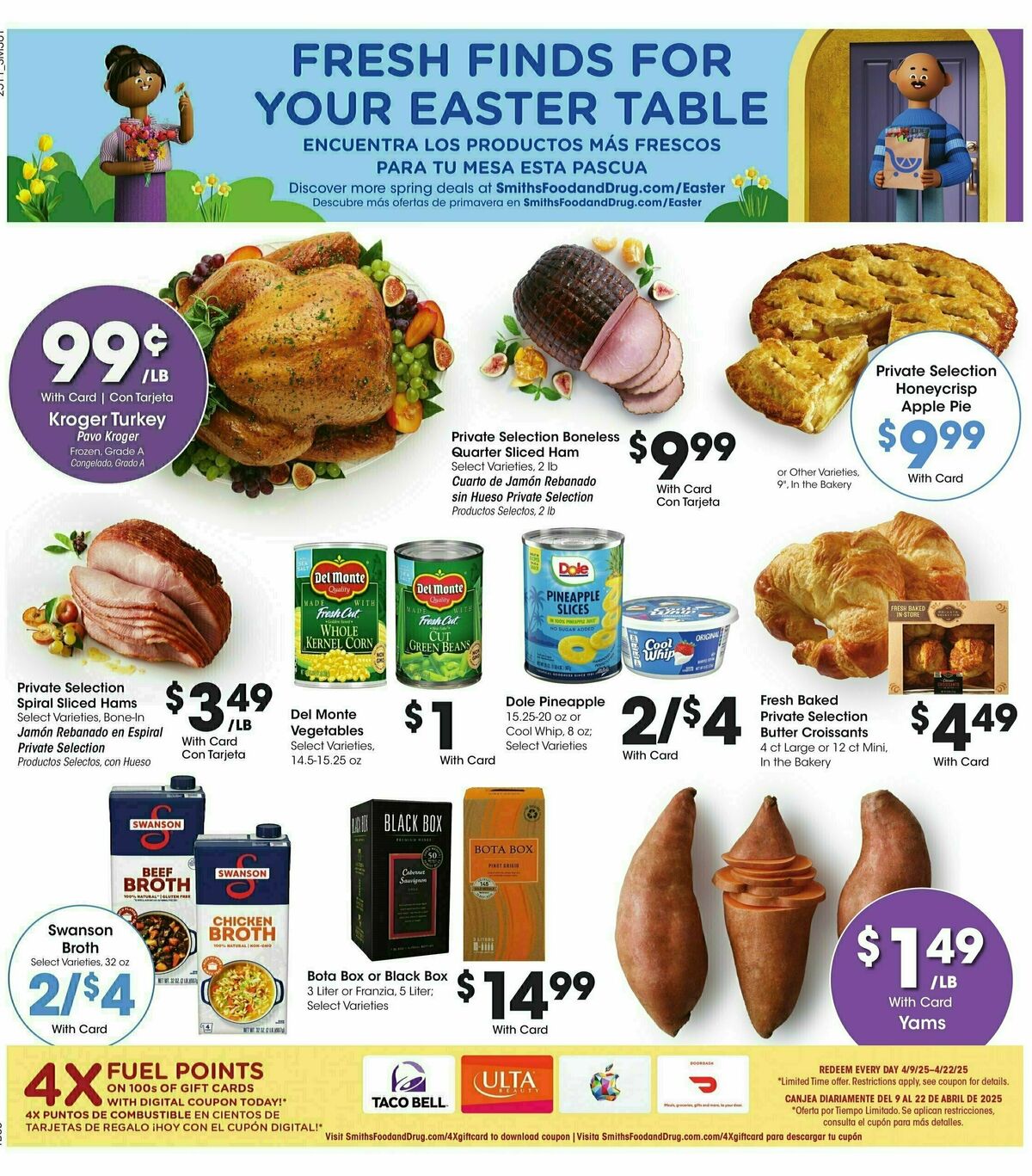Smith's Weekly Ad from April 16