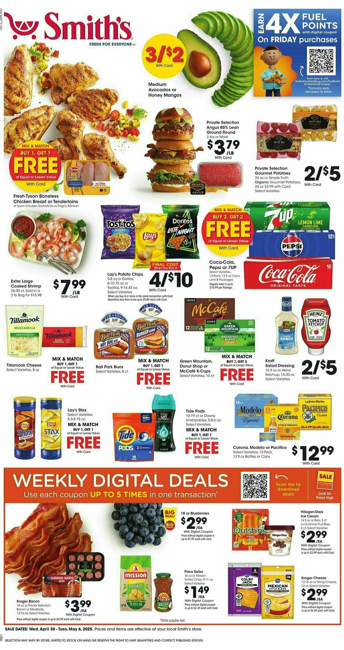 Smith's Weekly Ad from April 30