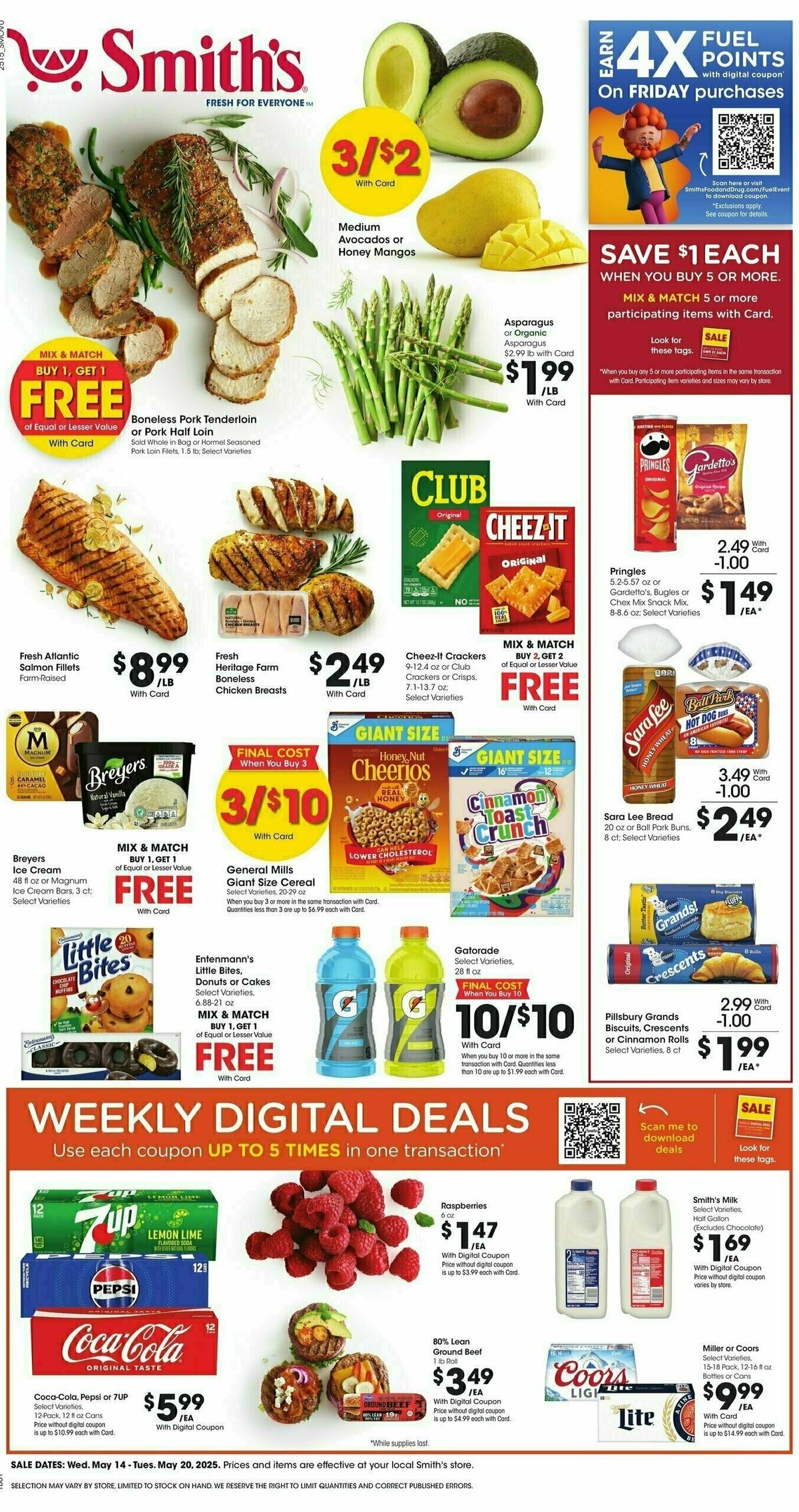Smith's Weekly Ad from May 14