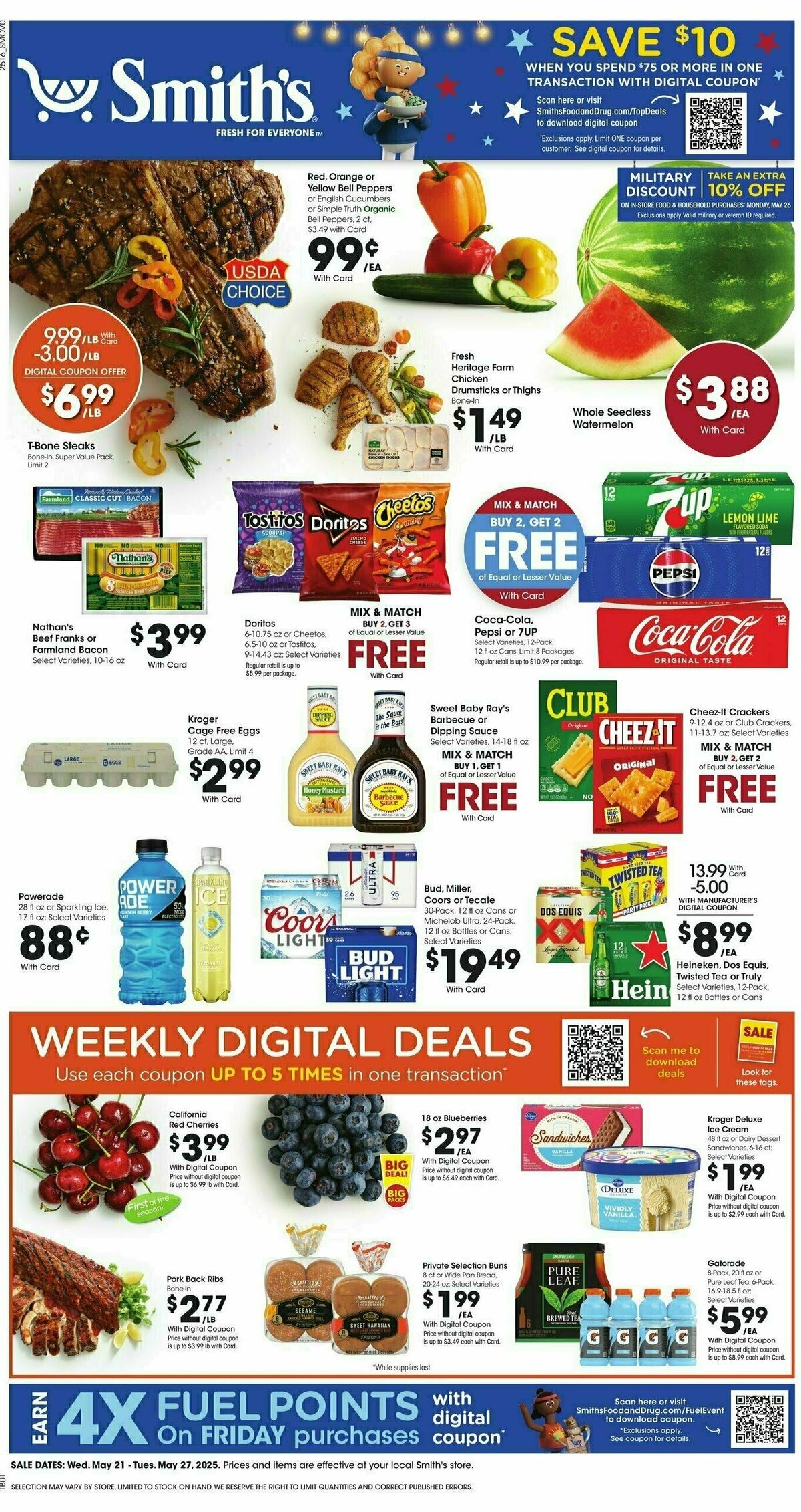 Smith's Weekly Ad from May 21
