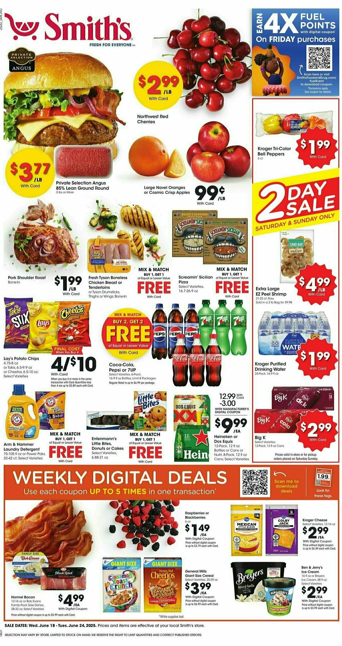 Smith's Weekly Ad from June 18