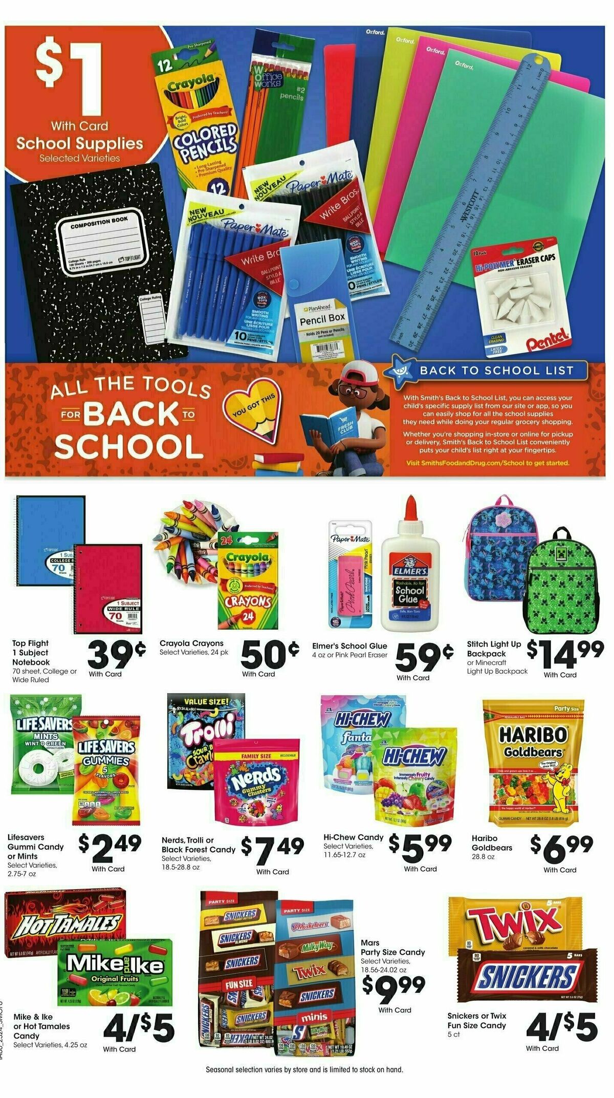 Smith's Weekly Ad from July 16