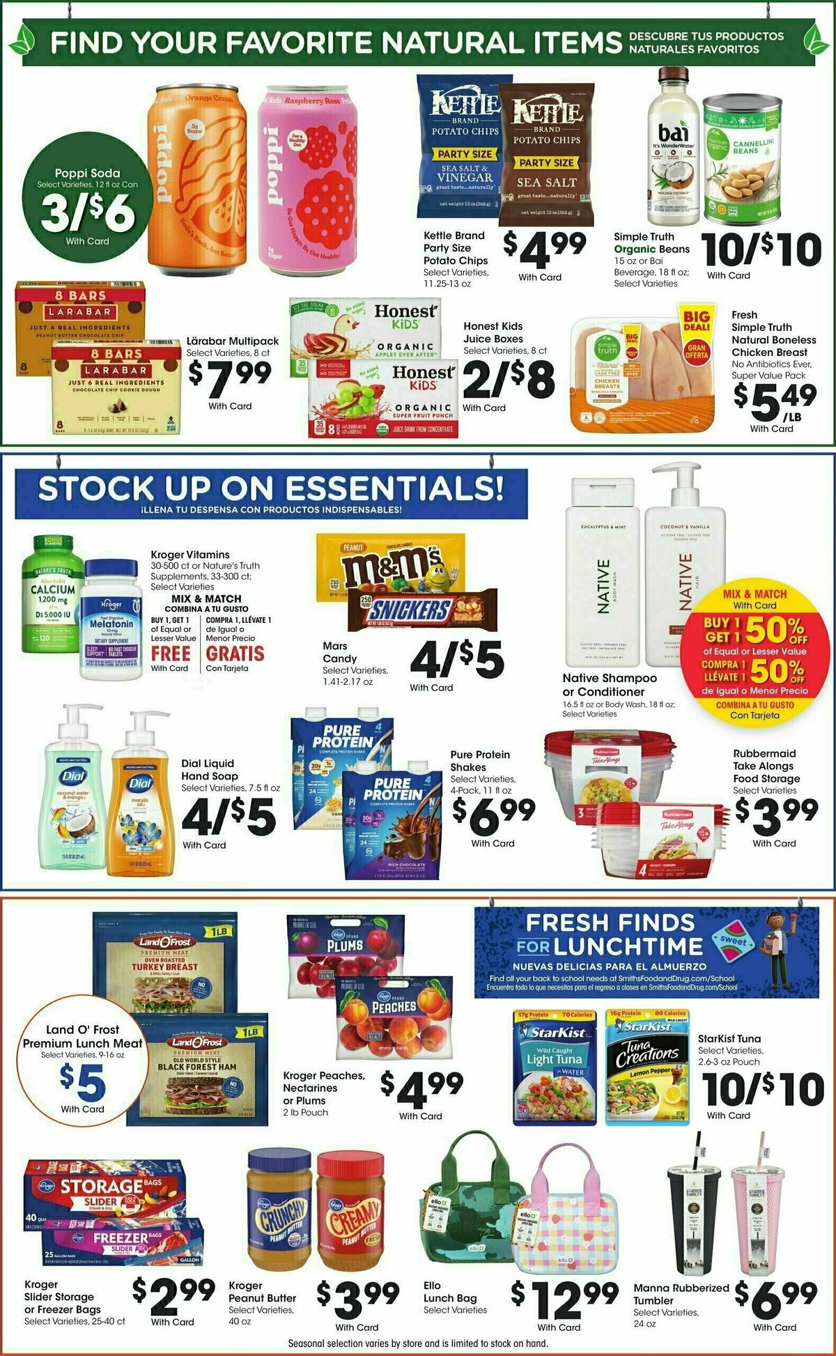 Smith's Weekly Ad from July 23