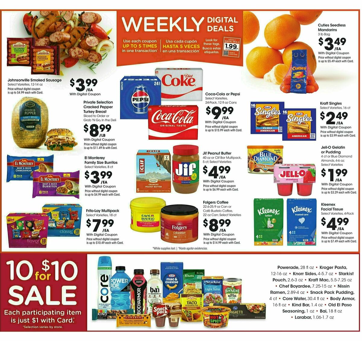 Smith's Weekly Ad from July 30