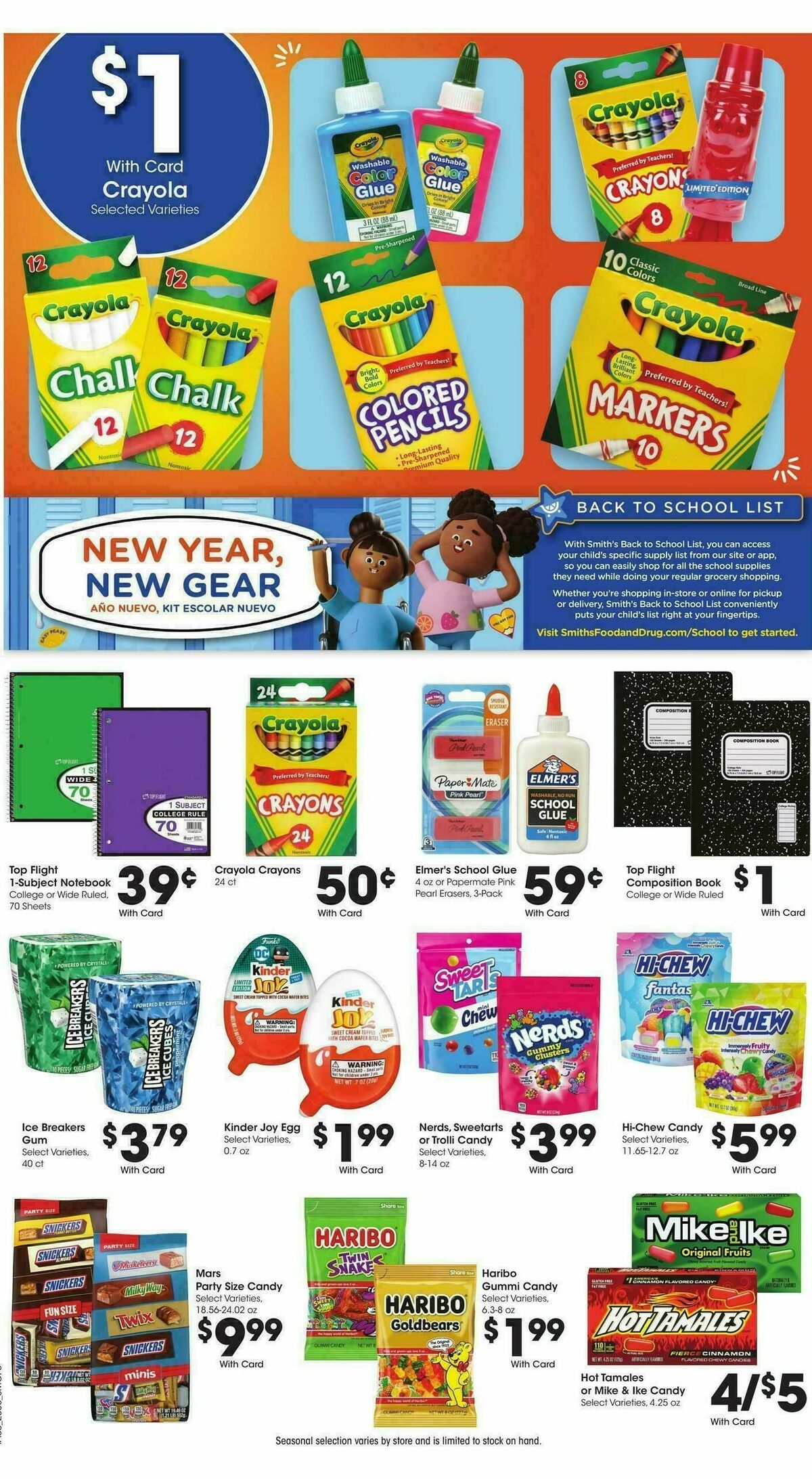 Smith's Weekly Ad from August 27