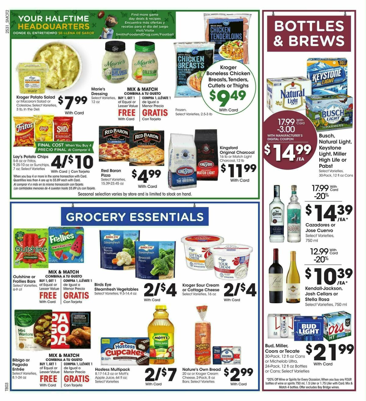 Smith's Weekly Ad from September 3