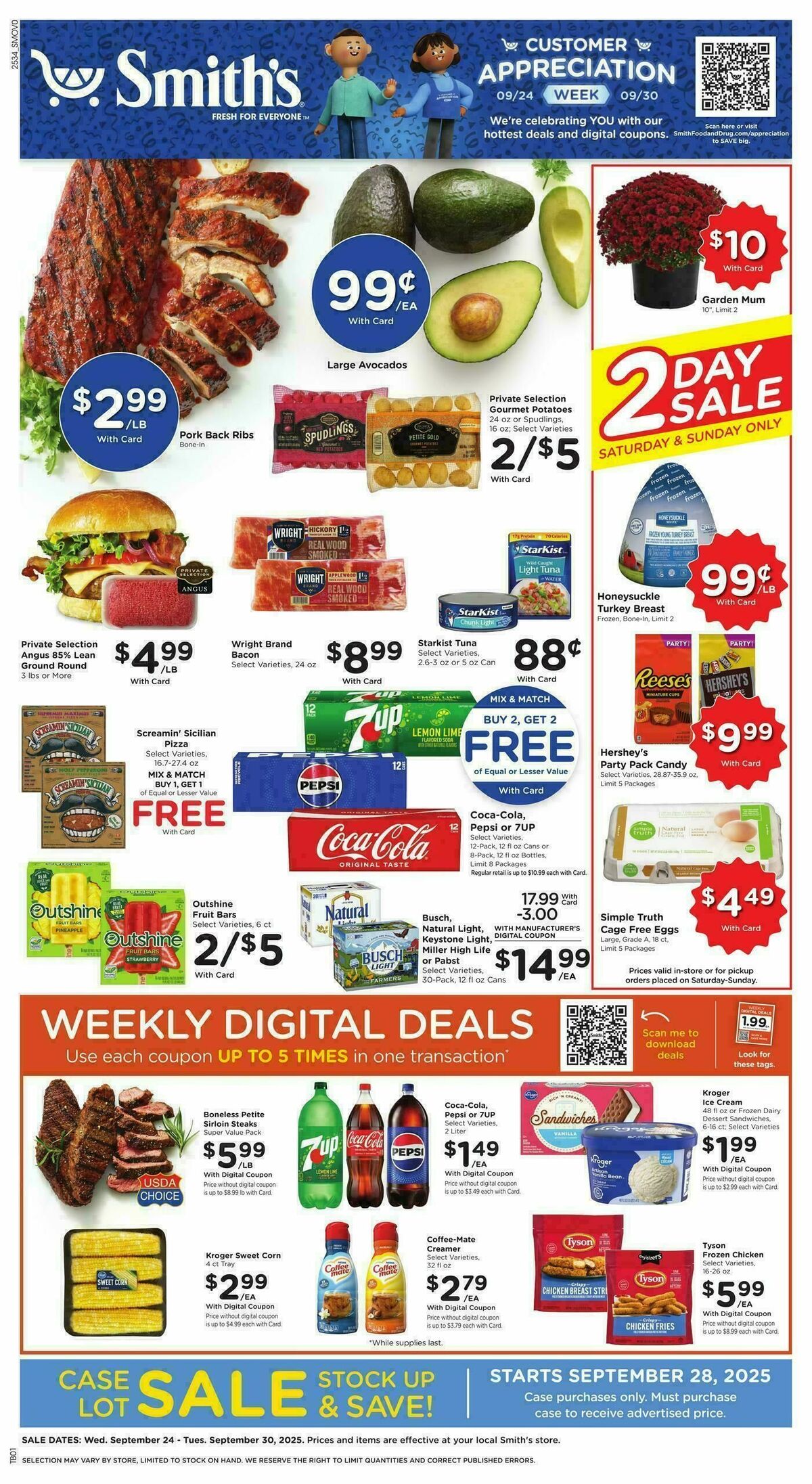 Smith's Weekly Ad from September 24