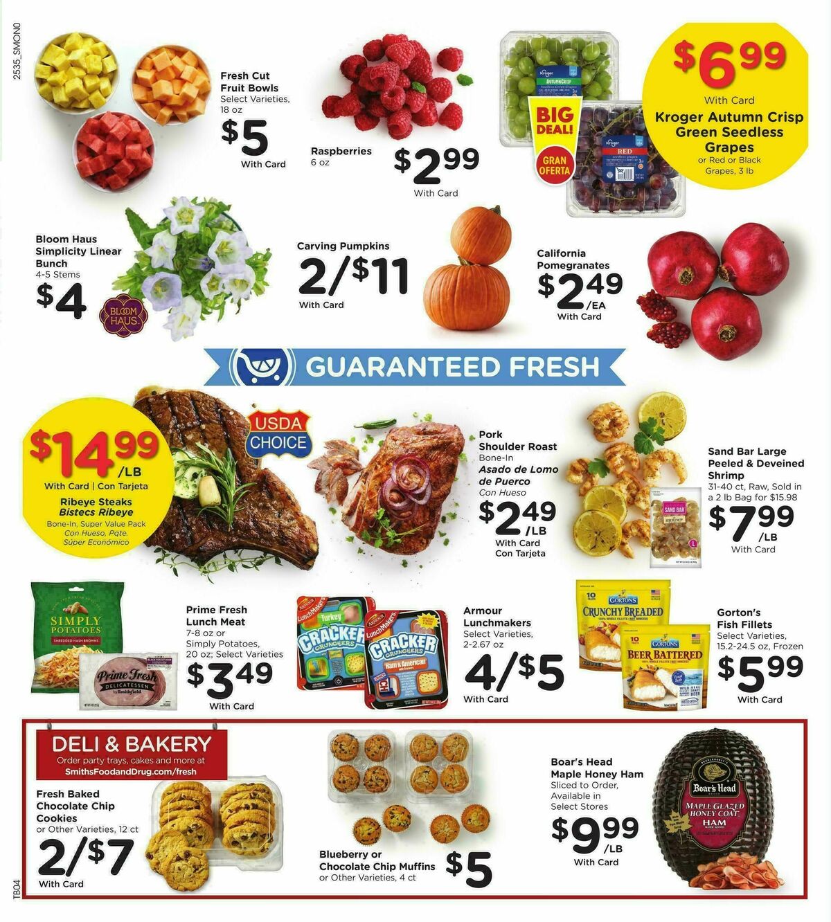 Smith's Weekly Ad from October 1