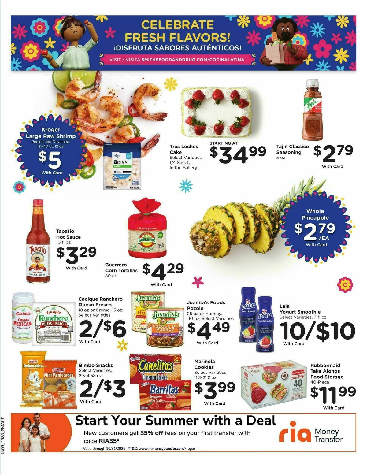 Smith's Weekly Ad from October 1