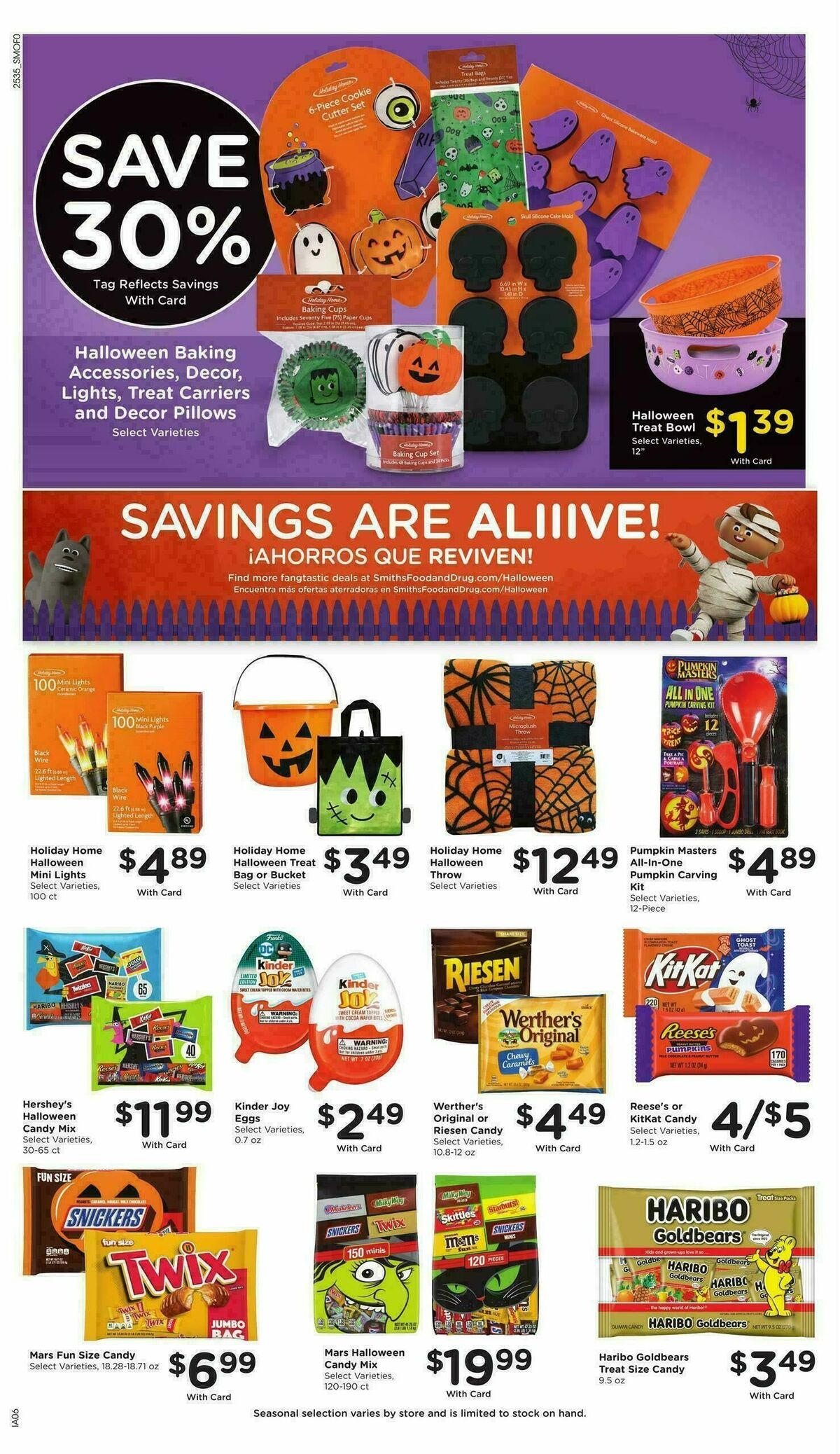 Smith's Weekly Ad from October 1
