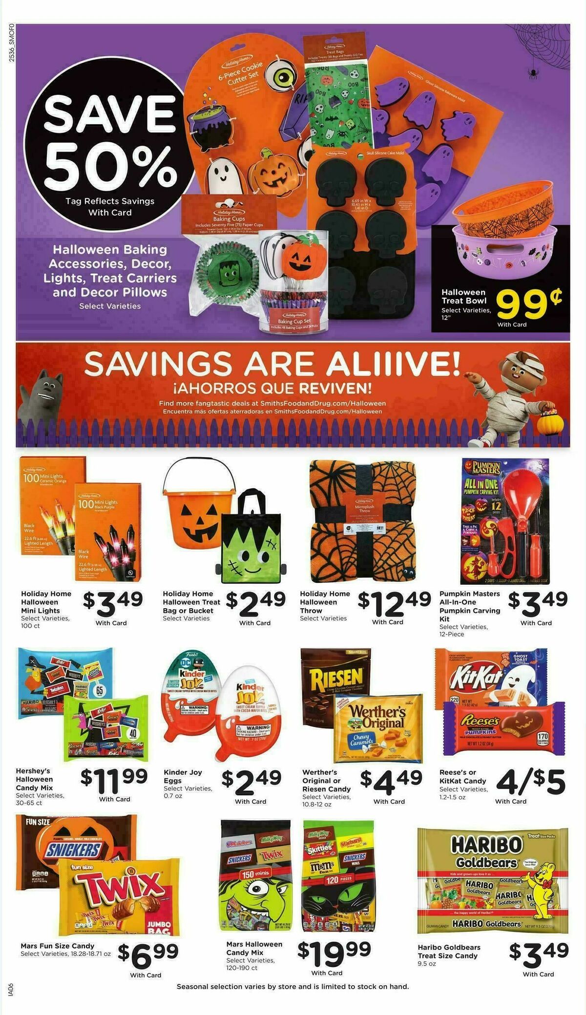 Smith's Weekly Ad from October 8
