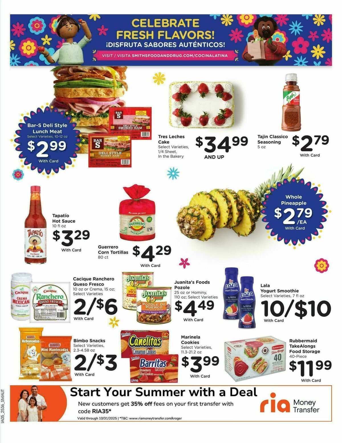Smith's Weekly Ad from October 8