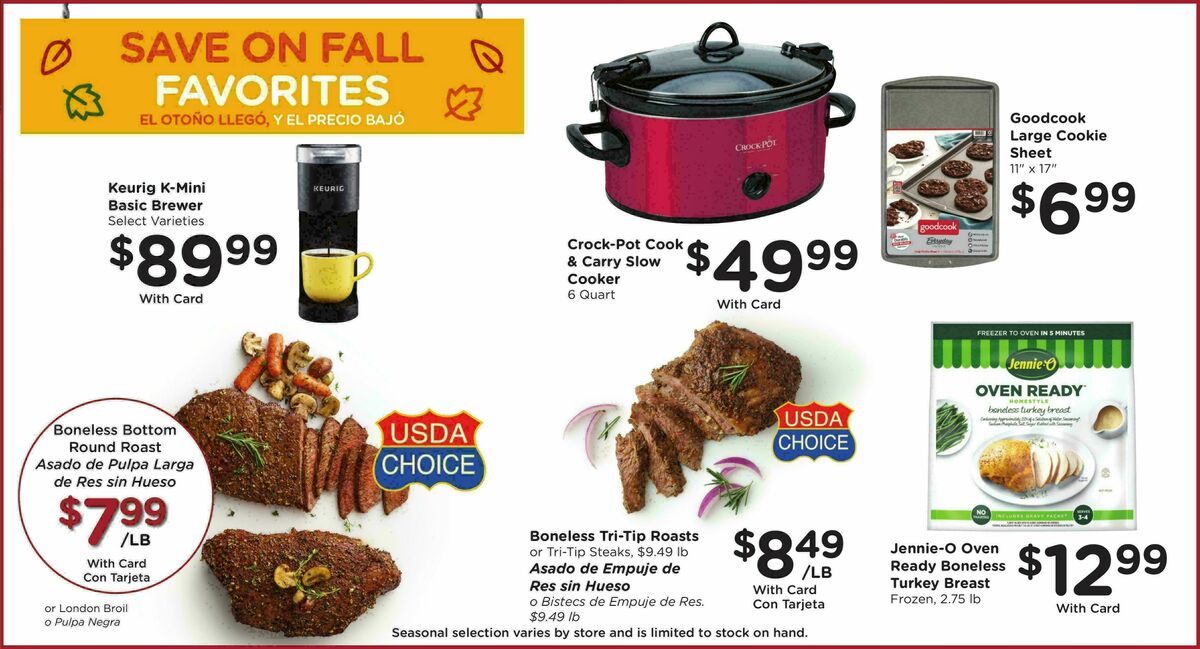 Smith's Weekly Ad from October 29