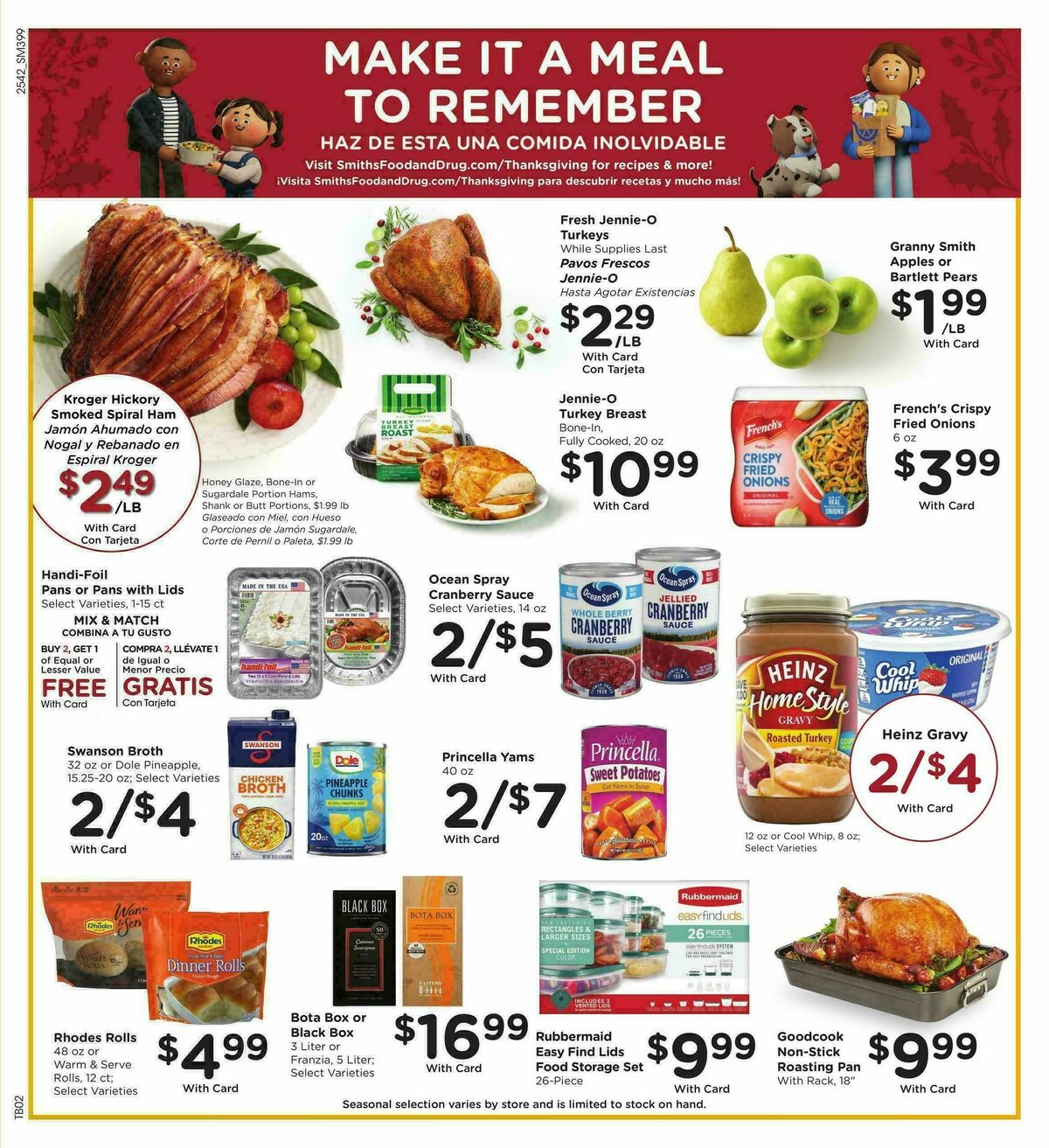 Smith's Weekly Ad from November 19