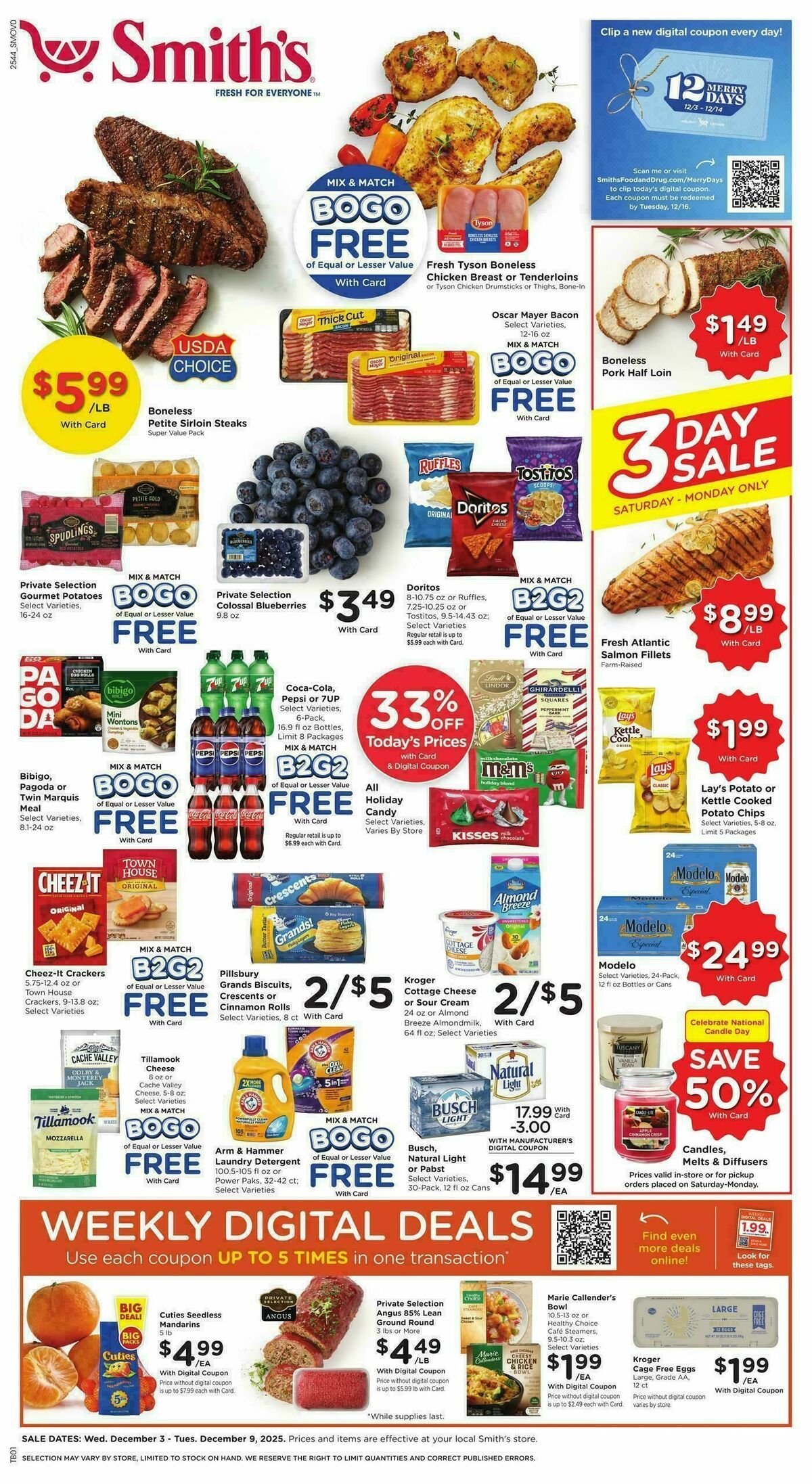 Smith's Weekly Ad from December 3