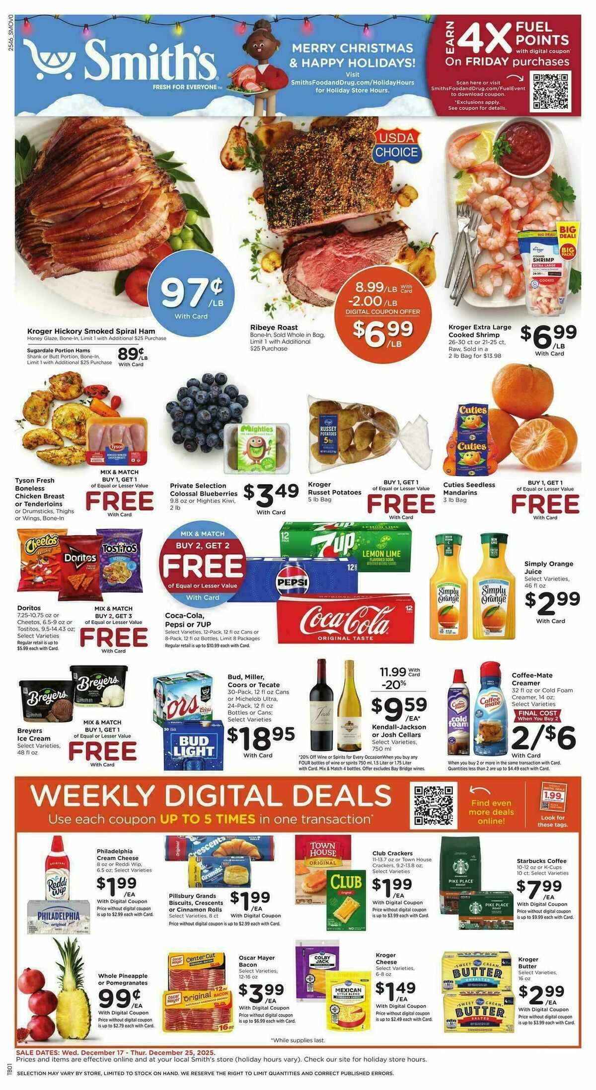 Smith's Weekly Ad from December 17