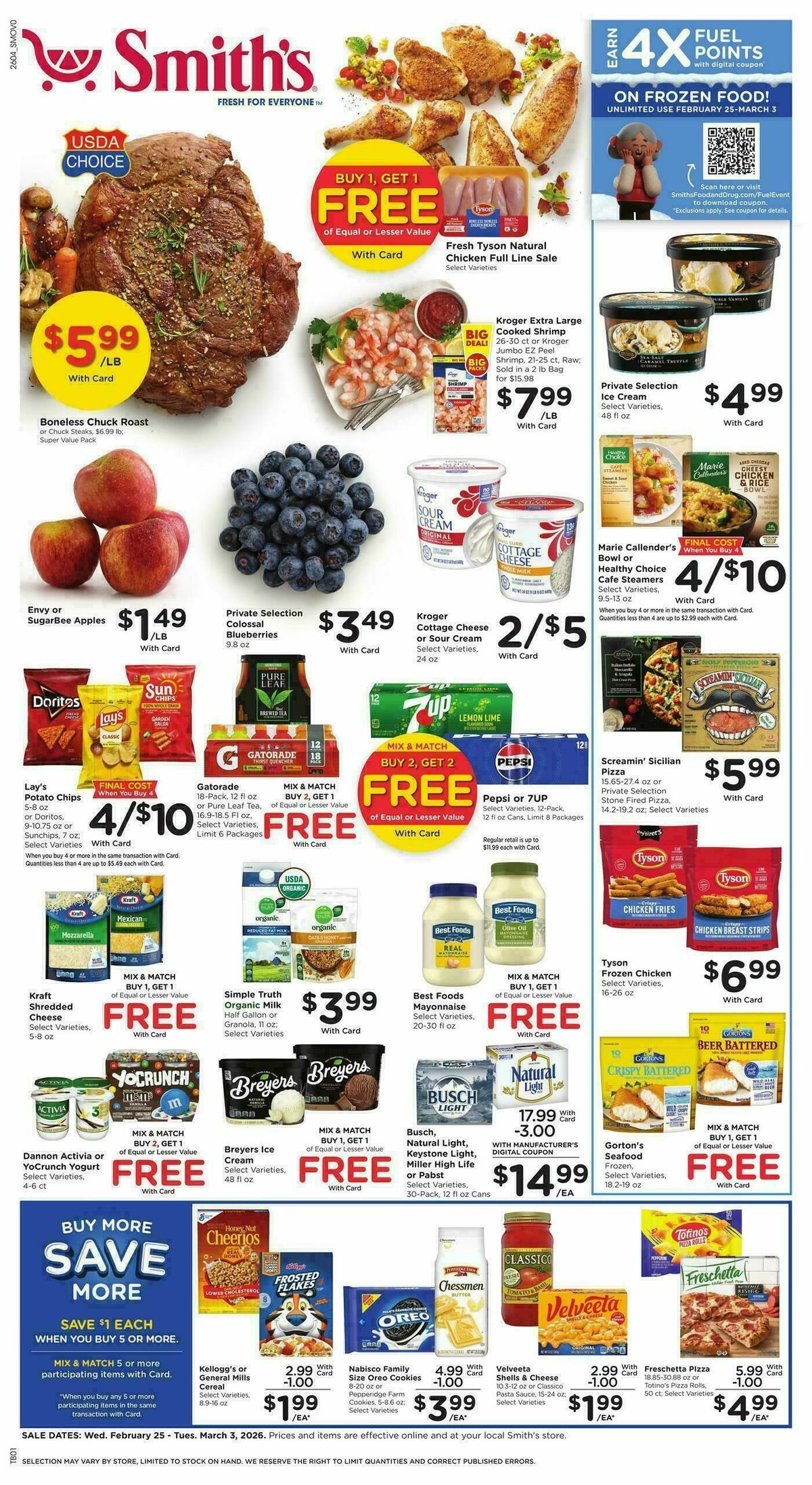 Smith's Weekly Ad from February 25