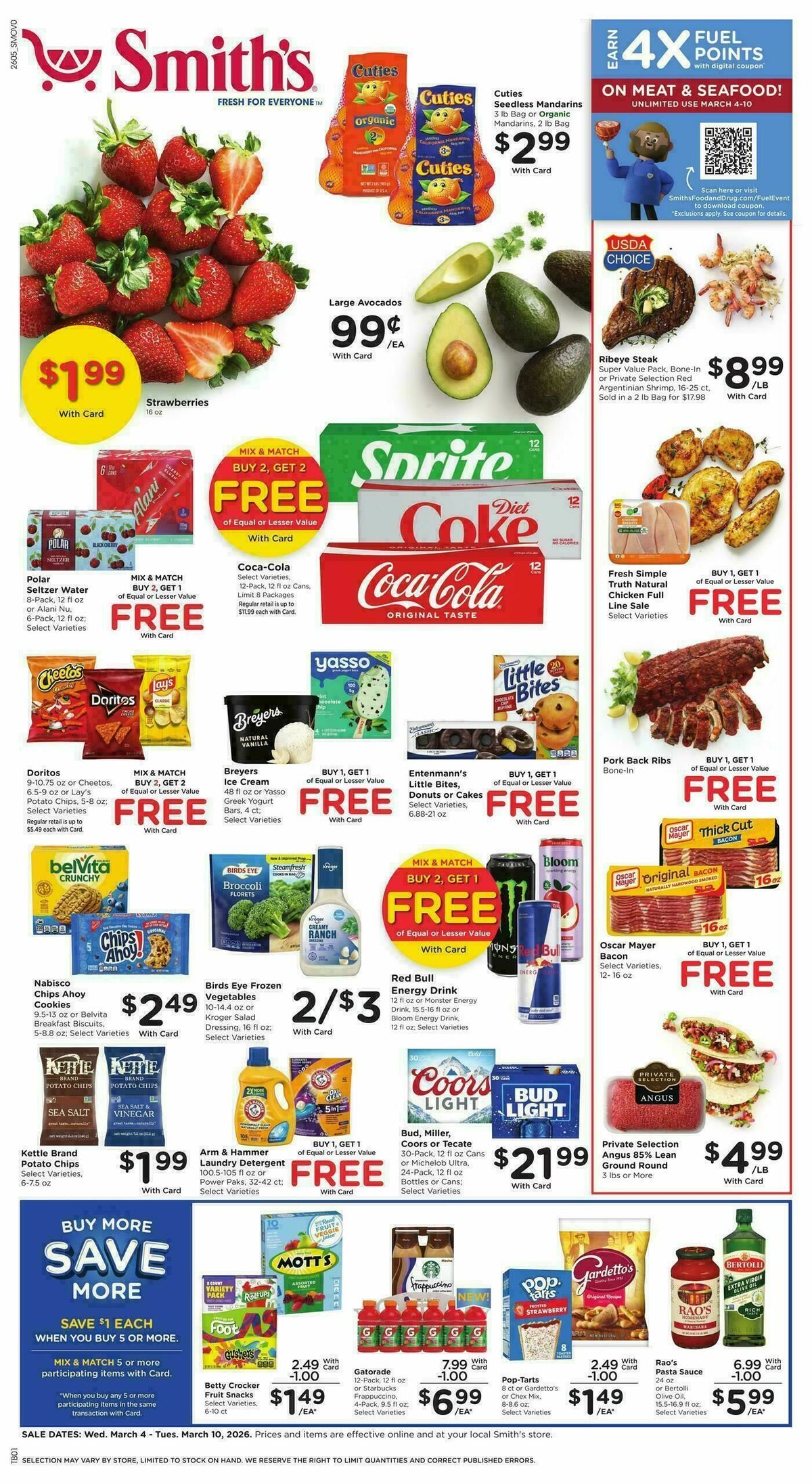 Smith's Weekly Ad from March 4