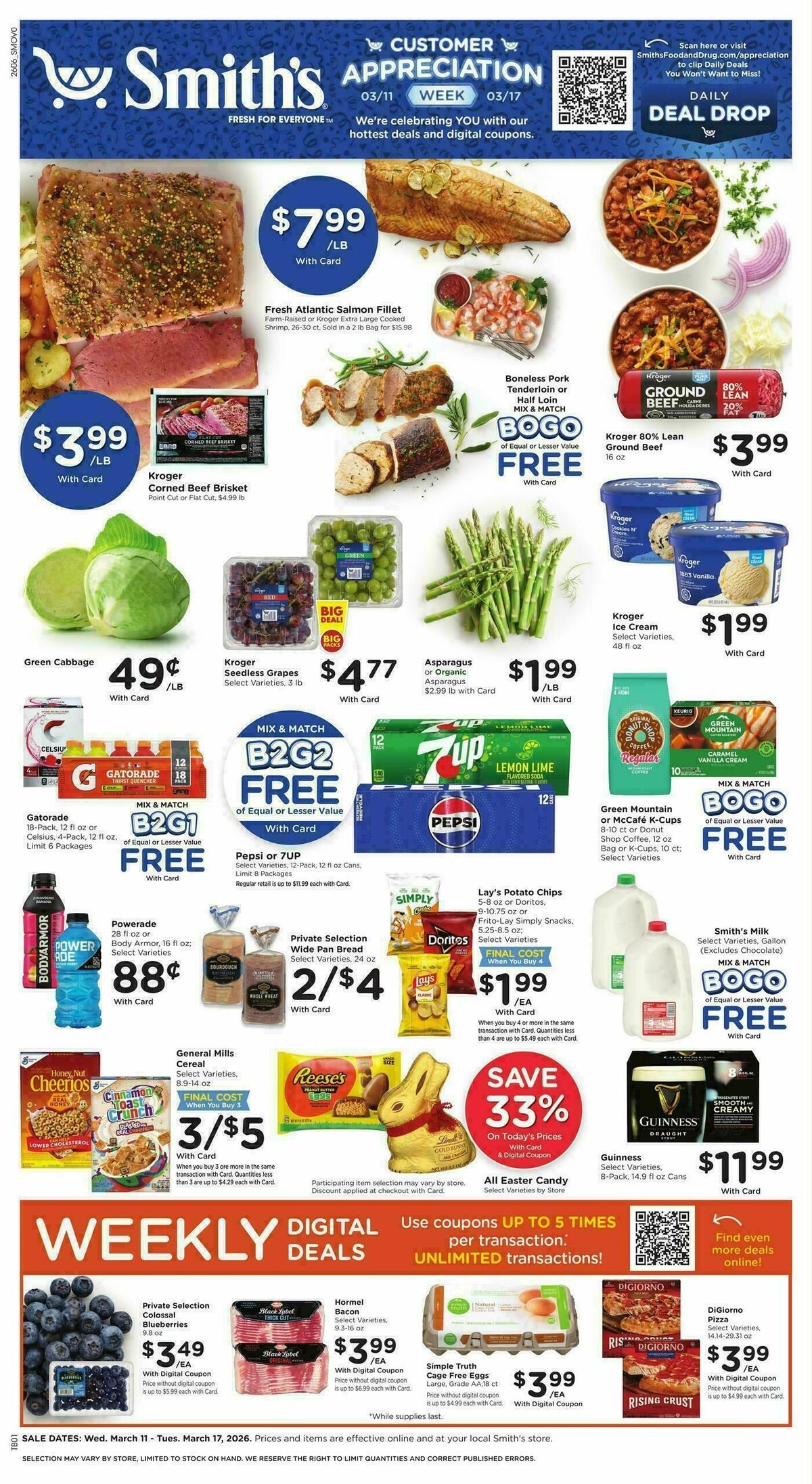 Smith's Weekly Ad from March 11