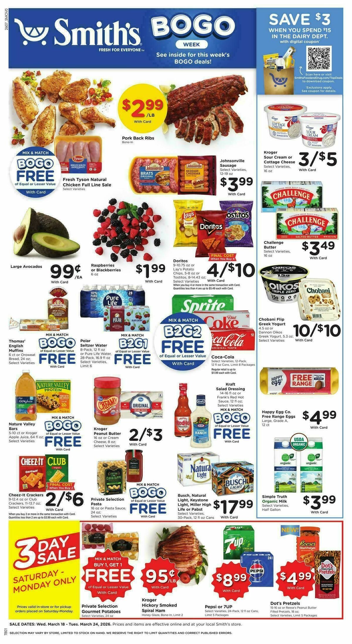 Smith's Weekly Ad from March 18