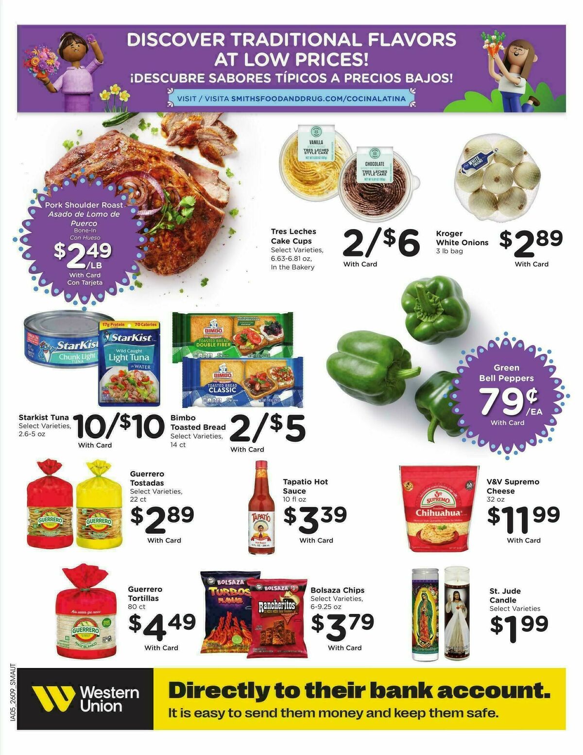 Smith's Weekly Ad from April 1