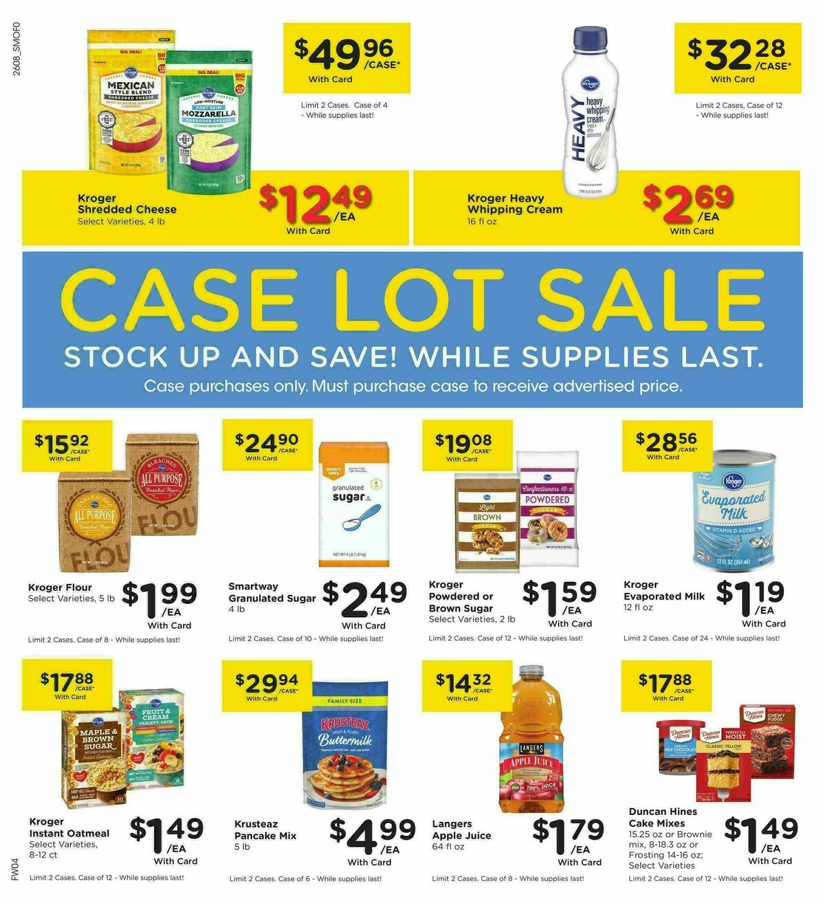 Smith's Weekly Ad from April 1