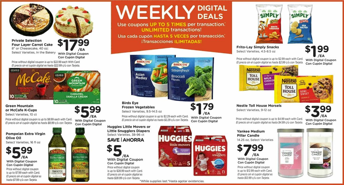 Smith's Weekly Ad from April 1
