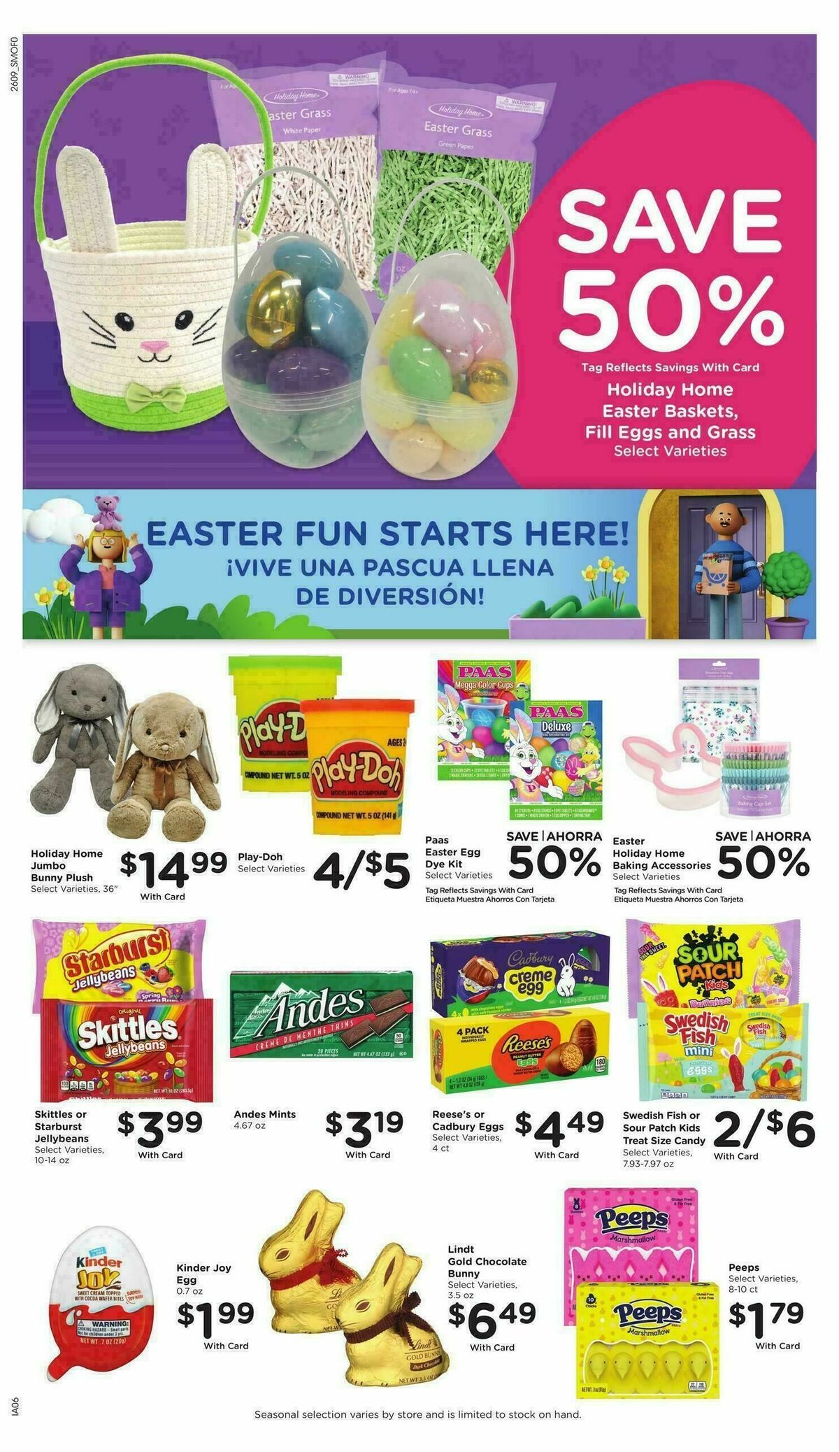 Smith's Weekly Ad from April 1