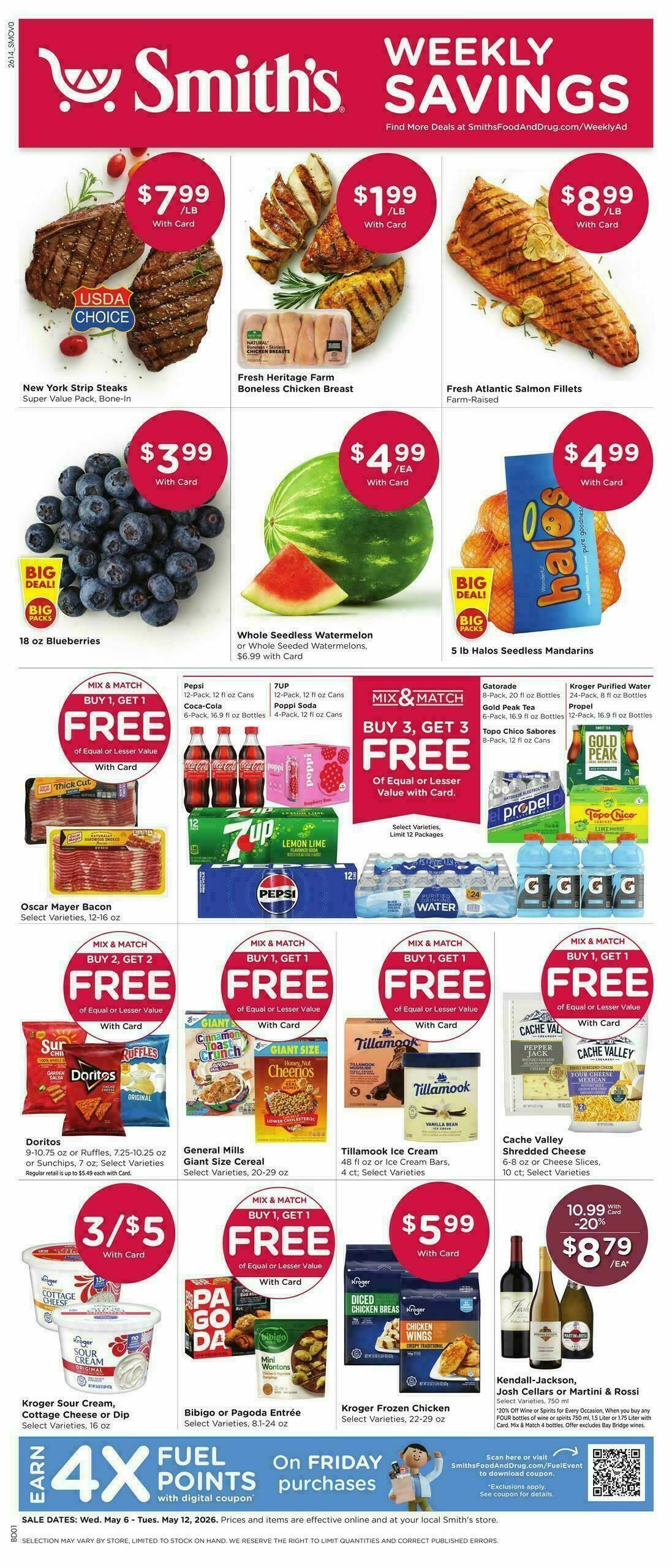 Smith's Weekly Ad from May 6