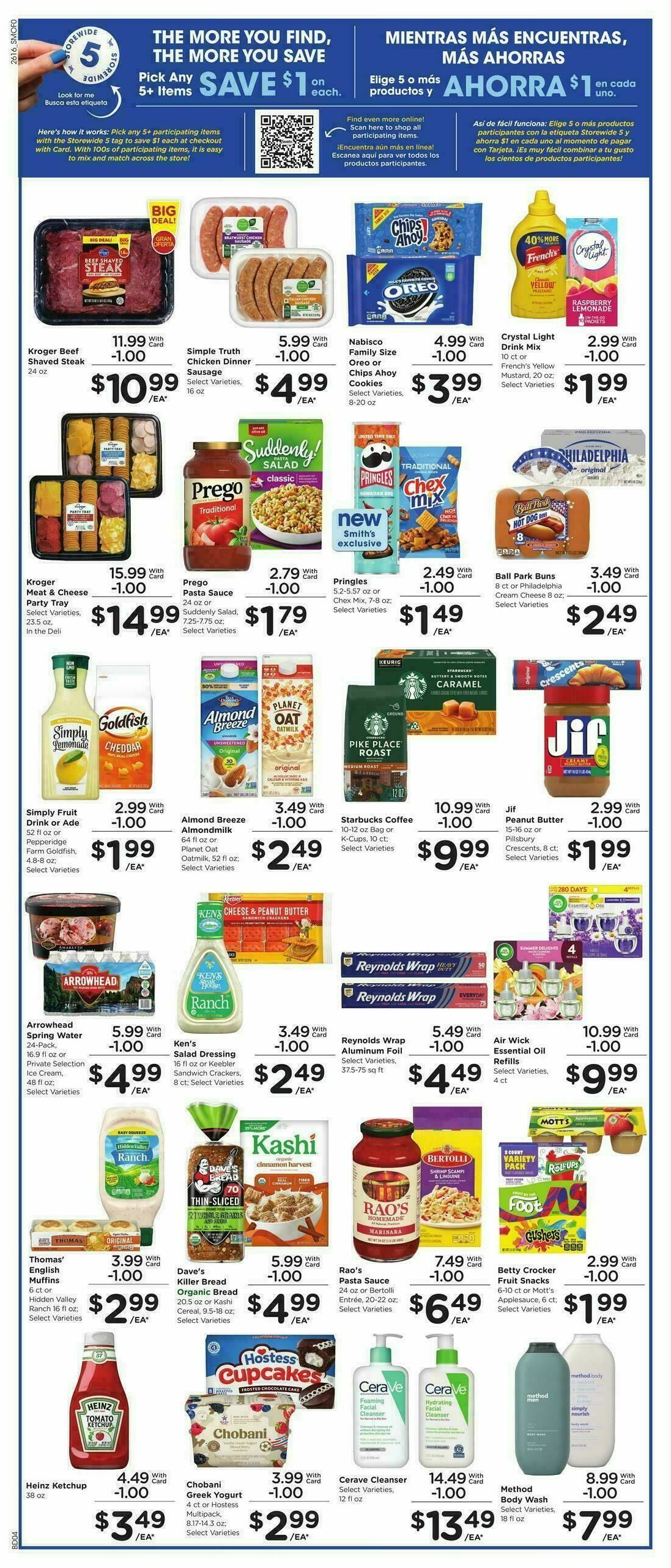 Smith's Weekly Ad from May 20