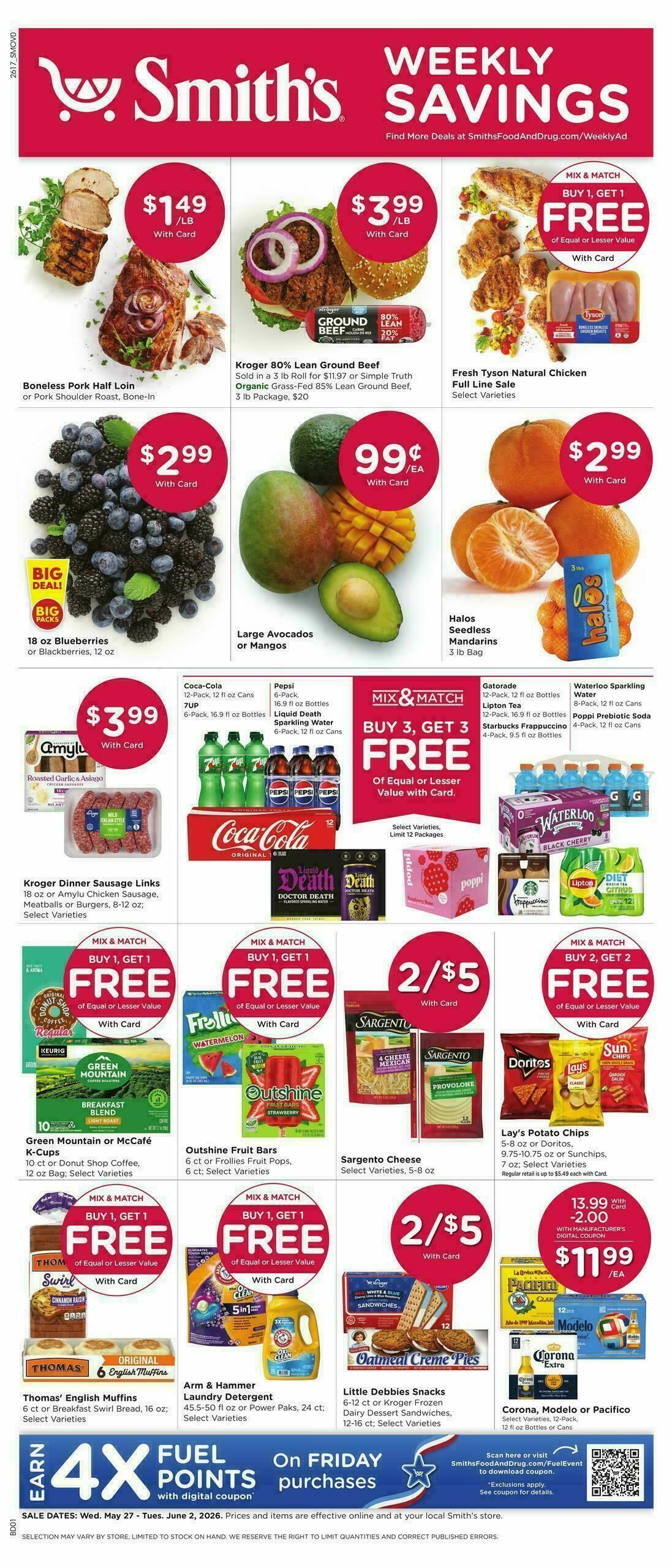 Smith's Weekly Ad from May 27