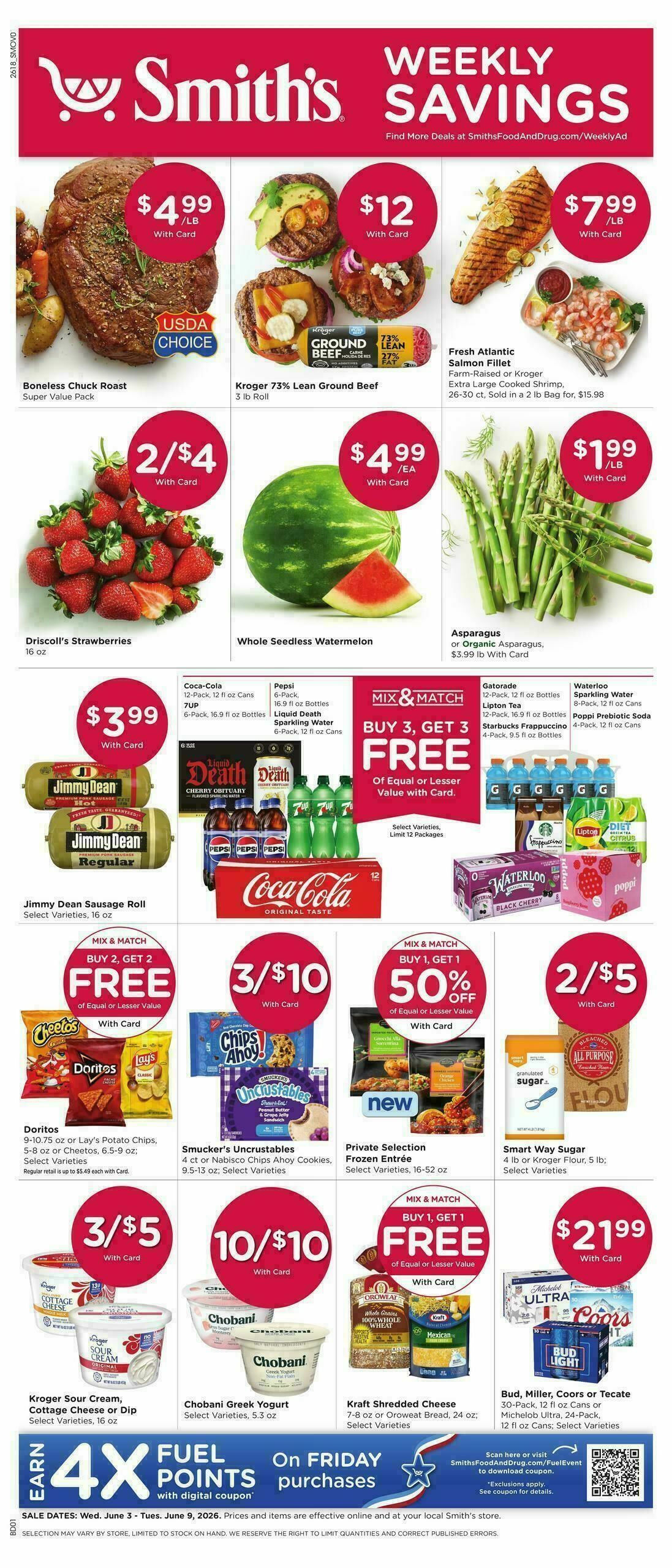 Smith's Weekly Ad from June 3