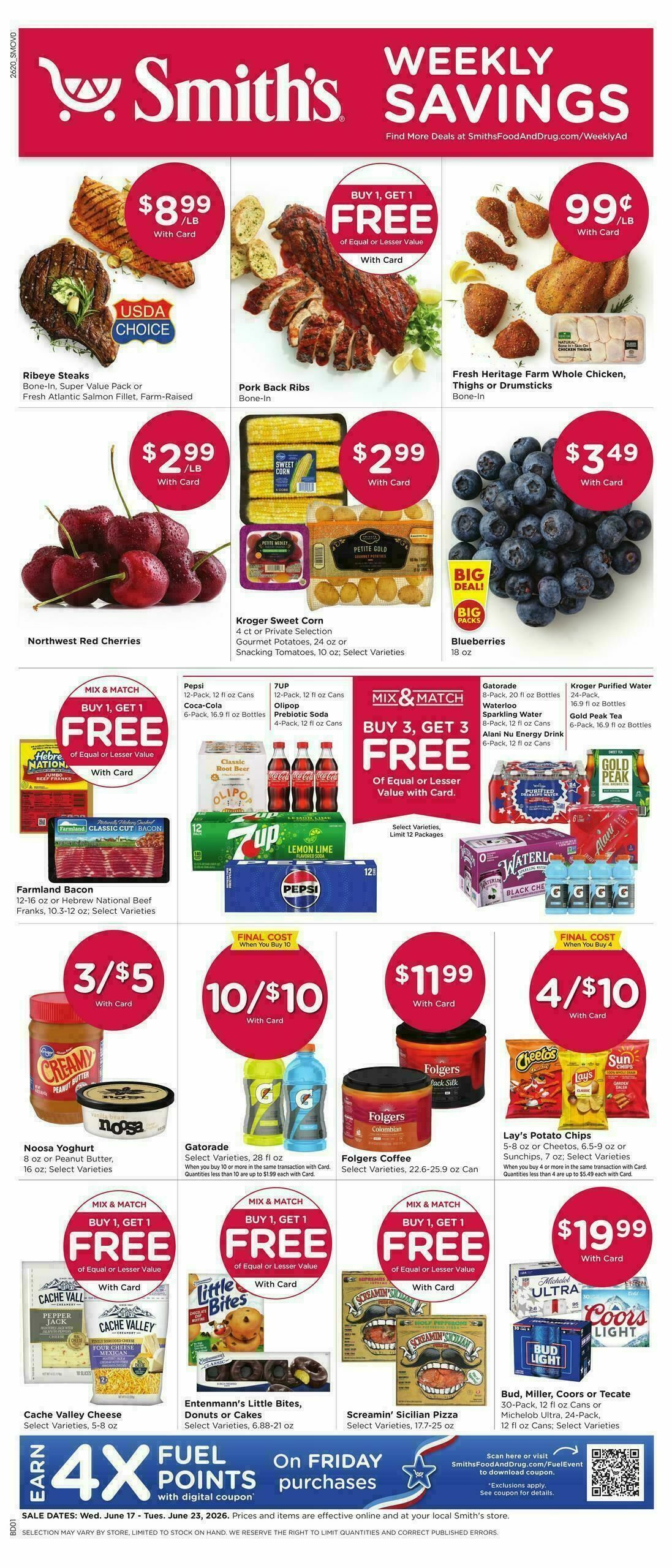 Smith's Weekly Ad from June 17