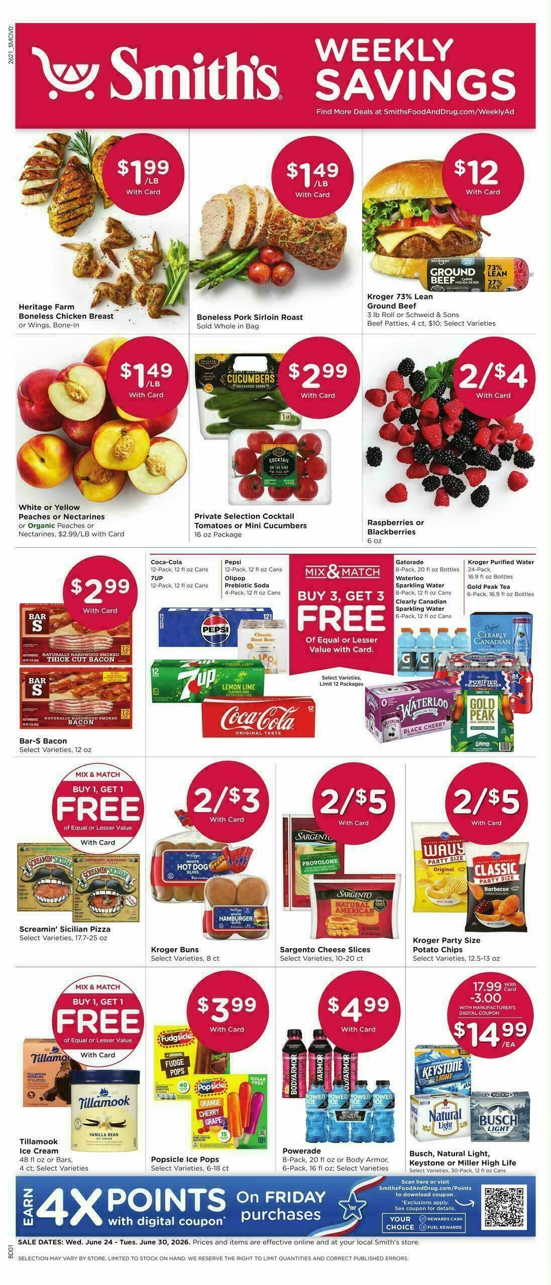 Smith's Weekly Ad from June 24