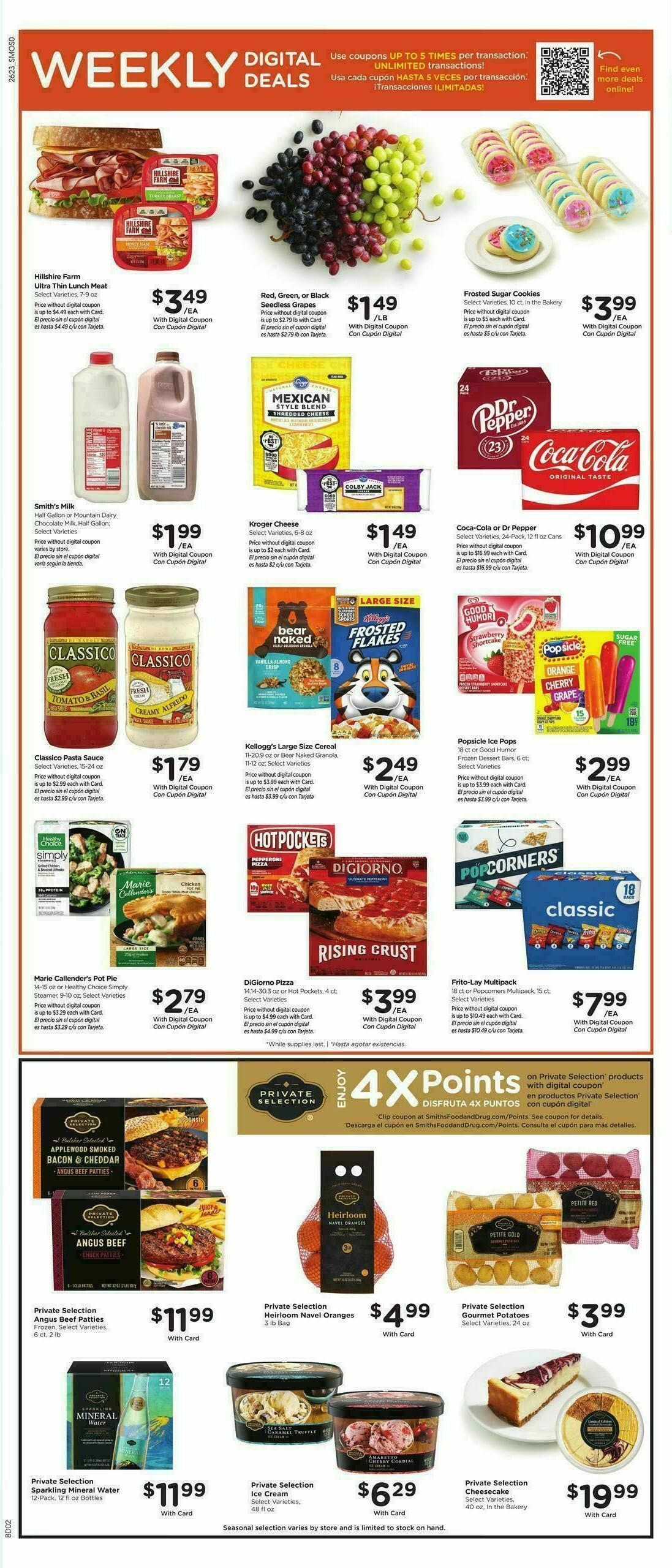 Smith's Weekly Ad from July 8
