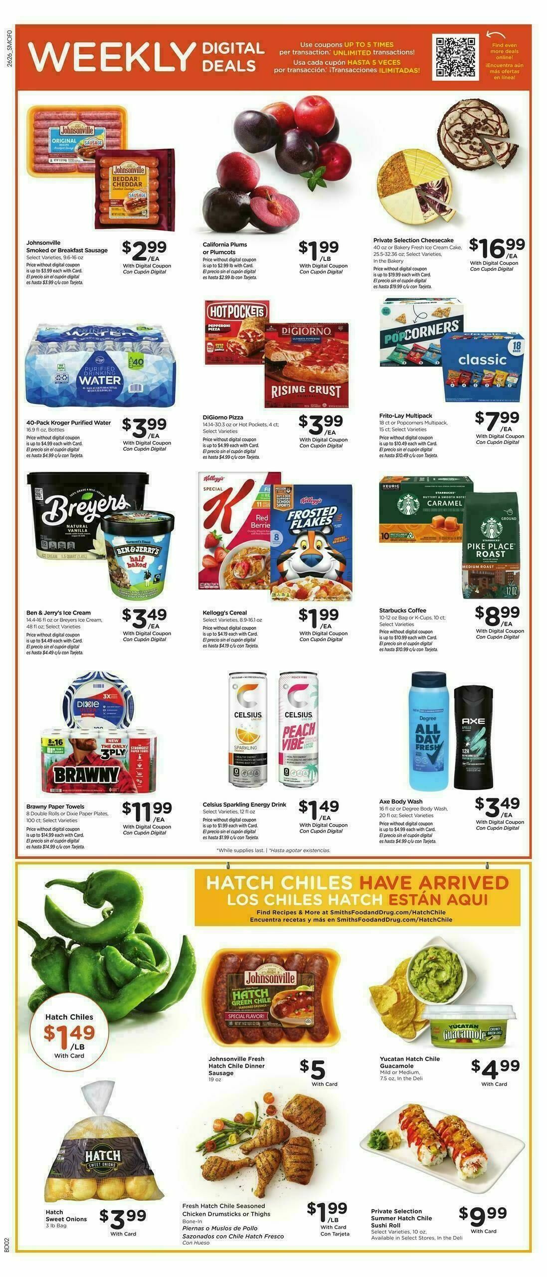 Smith's Weekly Ad from July 29