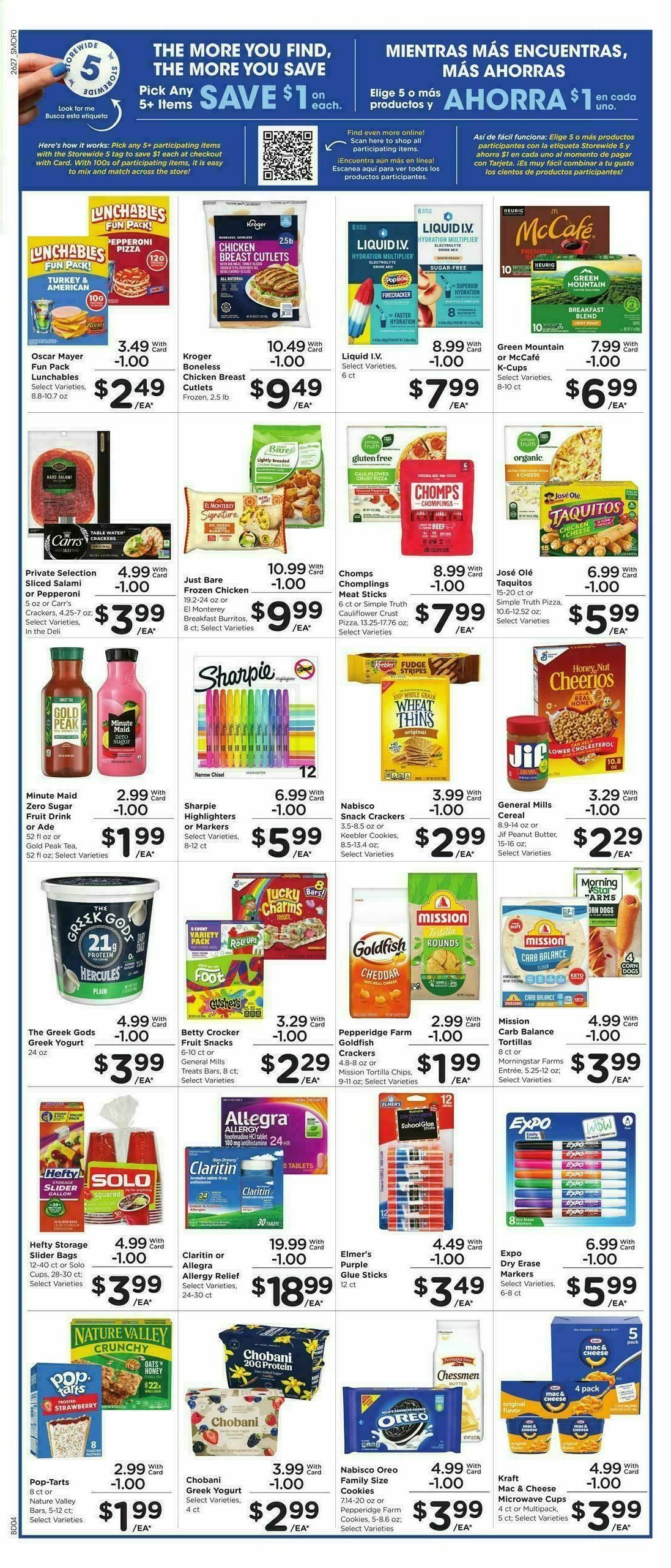 Smith's Weekly Ad from August 5