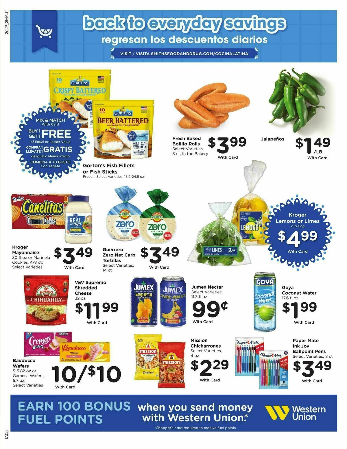 Smith's Weekly Ad from August 19