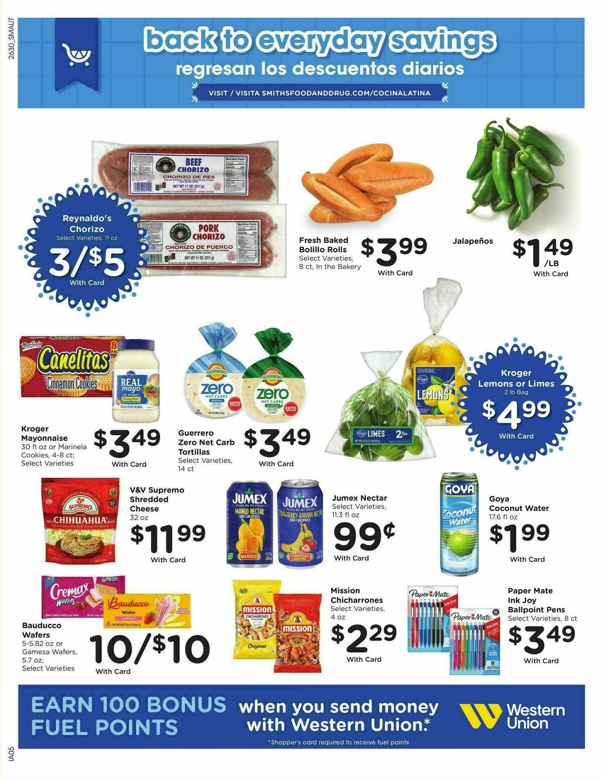 Smith's Weekly Ad from August 26
