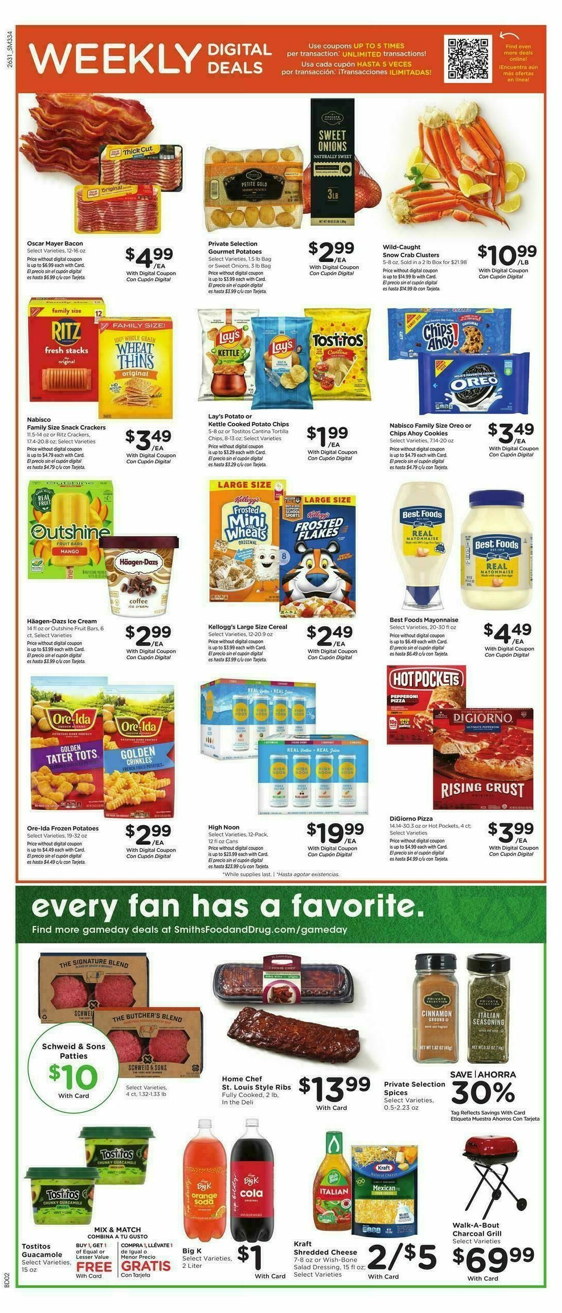 Smith's Weekly Ad from September 2