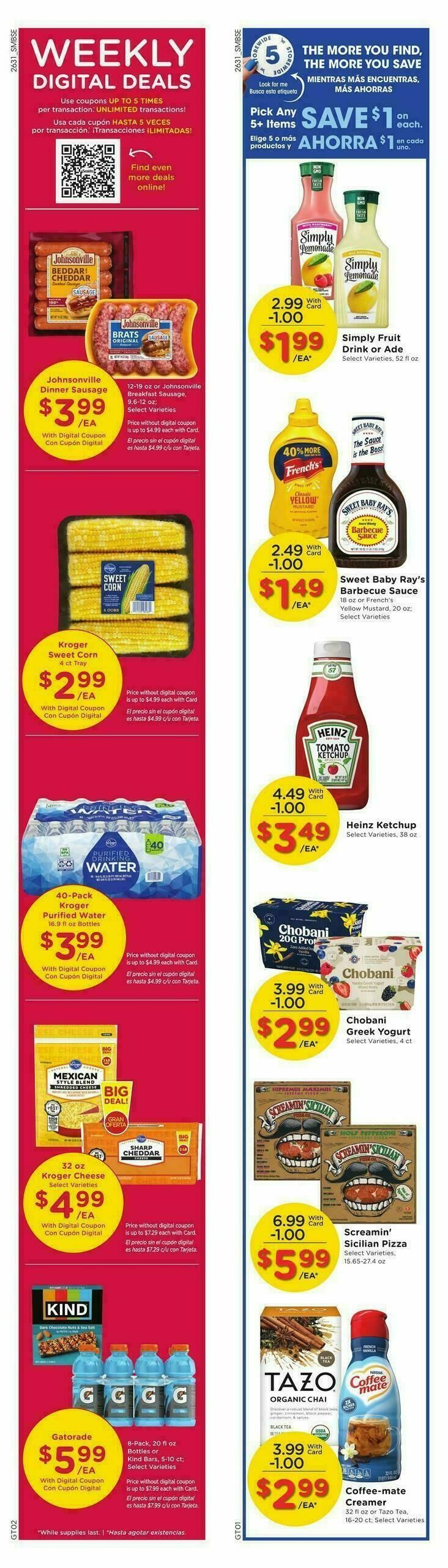 Smith's Weekly Ad from September 2